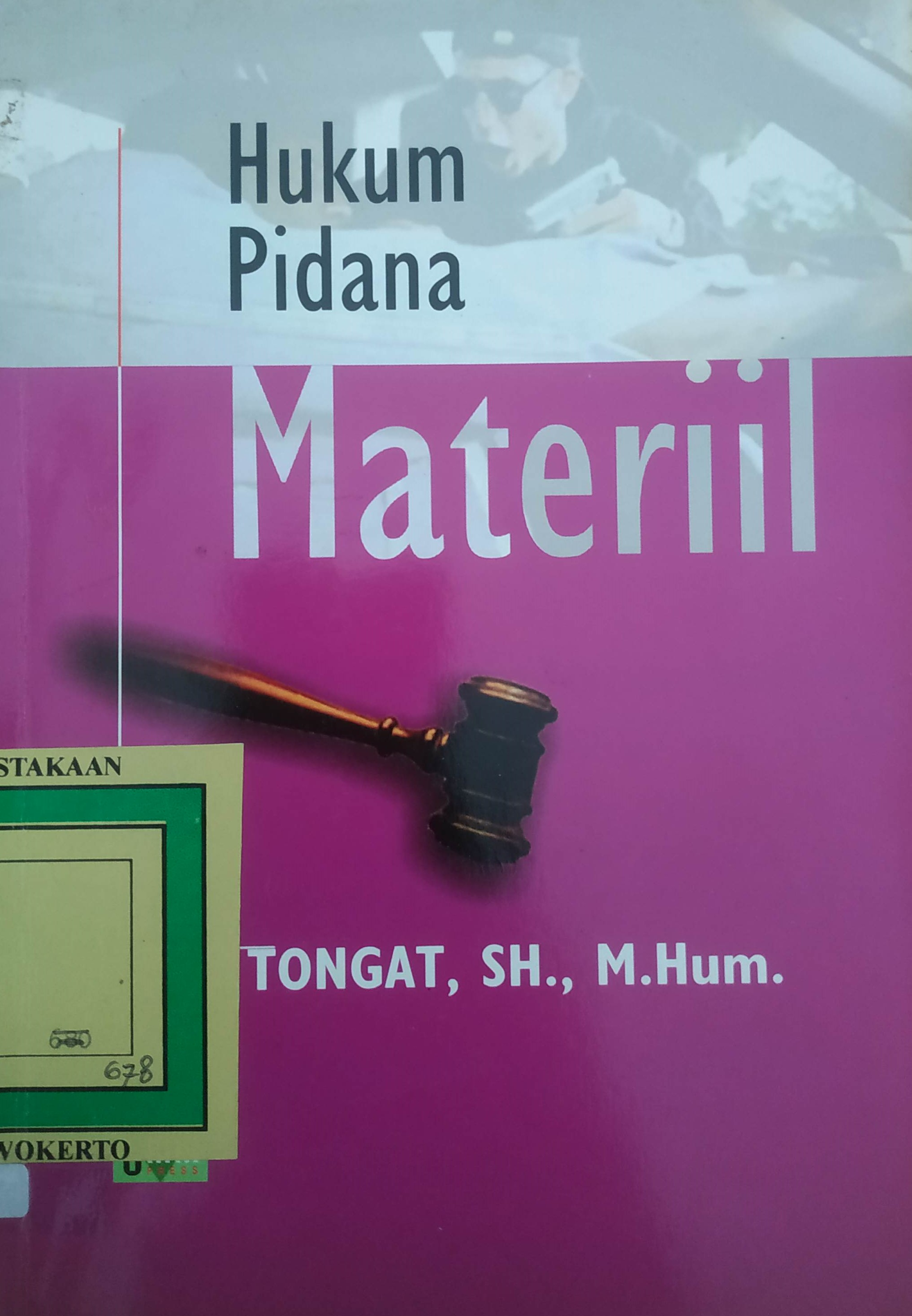 Cover Hukum Pidana Material