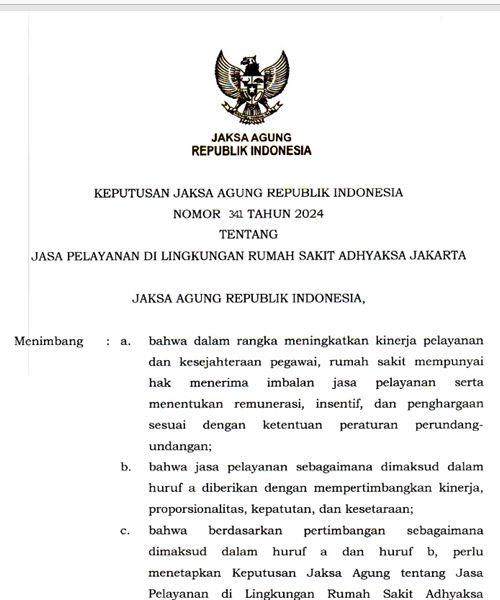 Cover JASA PELAYANAN DI LINGKUNGAN RUMAH SAKIT ADHYAKSA JAKARTA