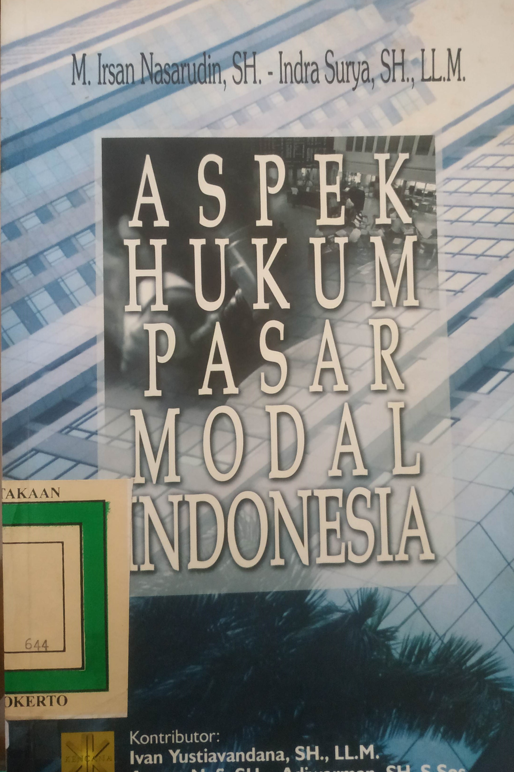 Cover Aspek Hukum Pasar Modal Indonesia