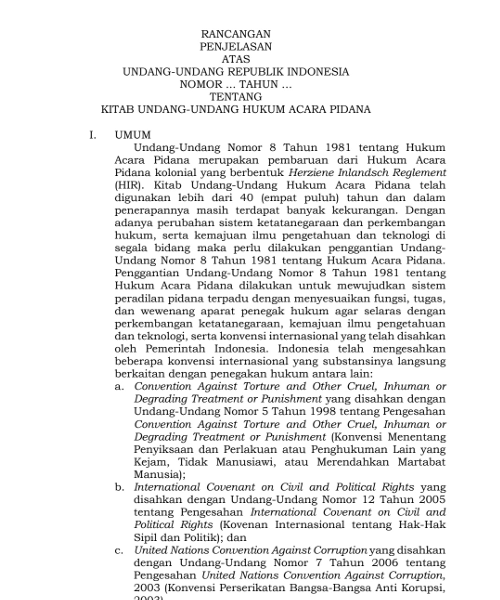 Cover Penjelasan RUU KUHAP Final Paripurna