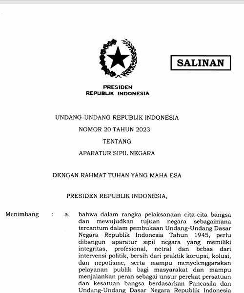 Cover Aparatur Sipil Negara