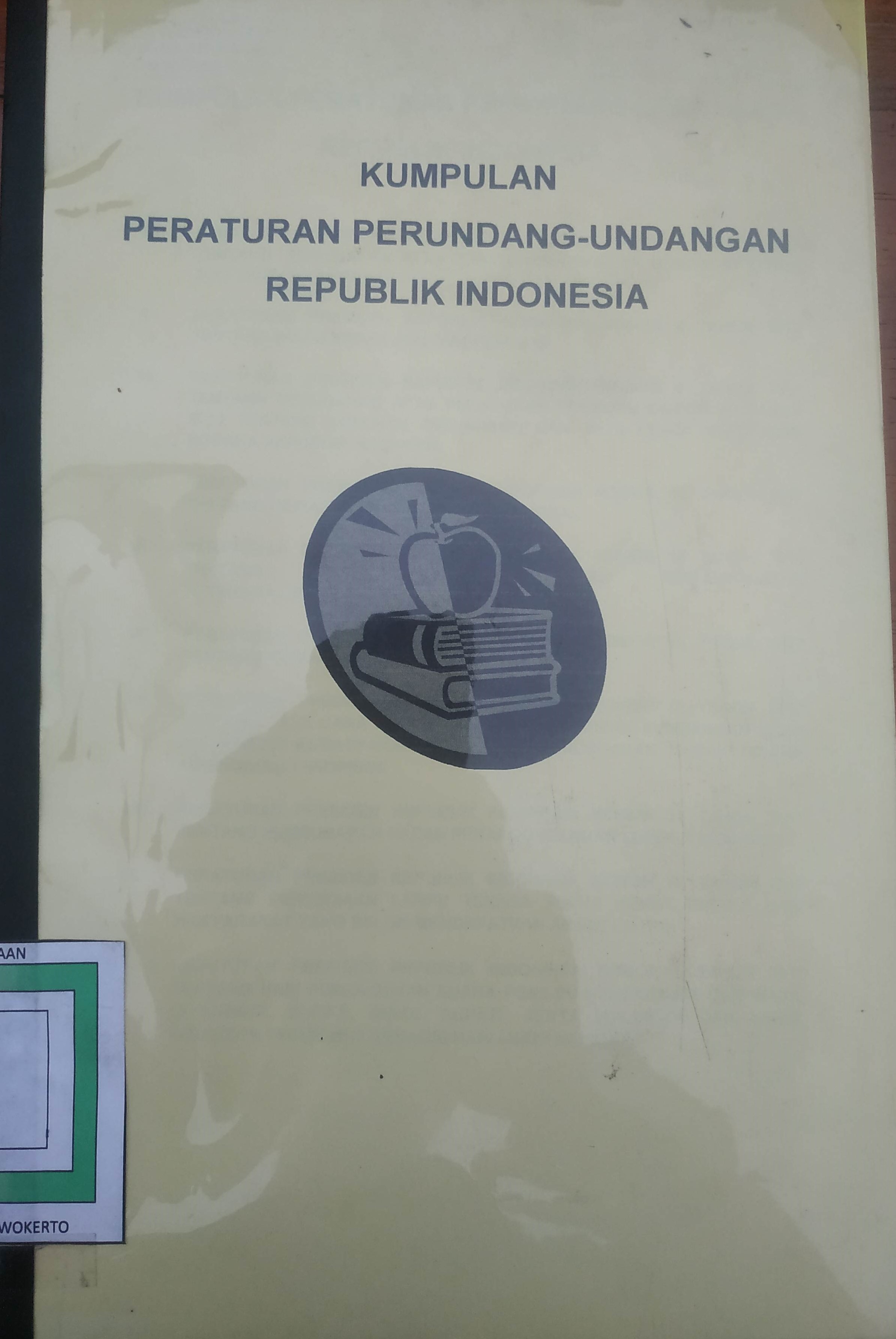 Cover Kumpulan Peraturan Perundang-Undangan Republik Indonesia