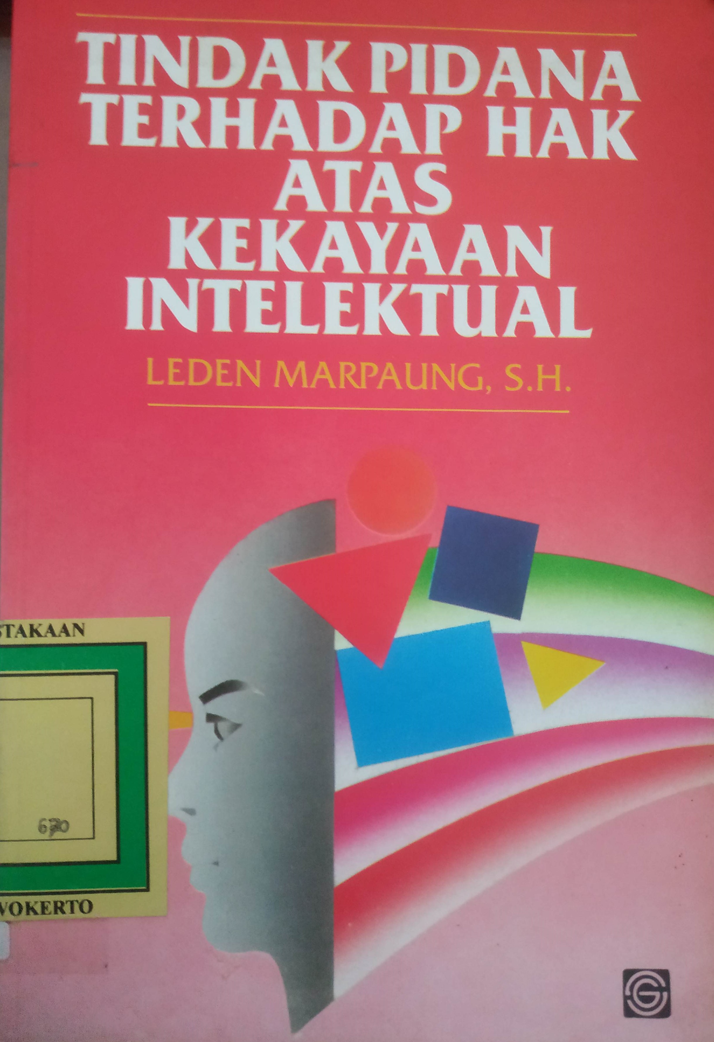Cover Tindak Pidana Terhadap Hak atas Kekayaan Intelektual
