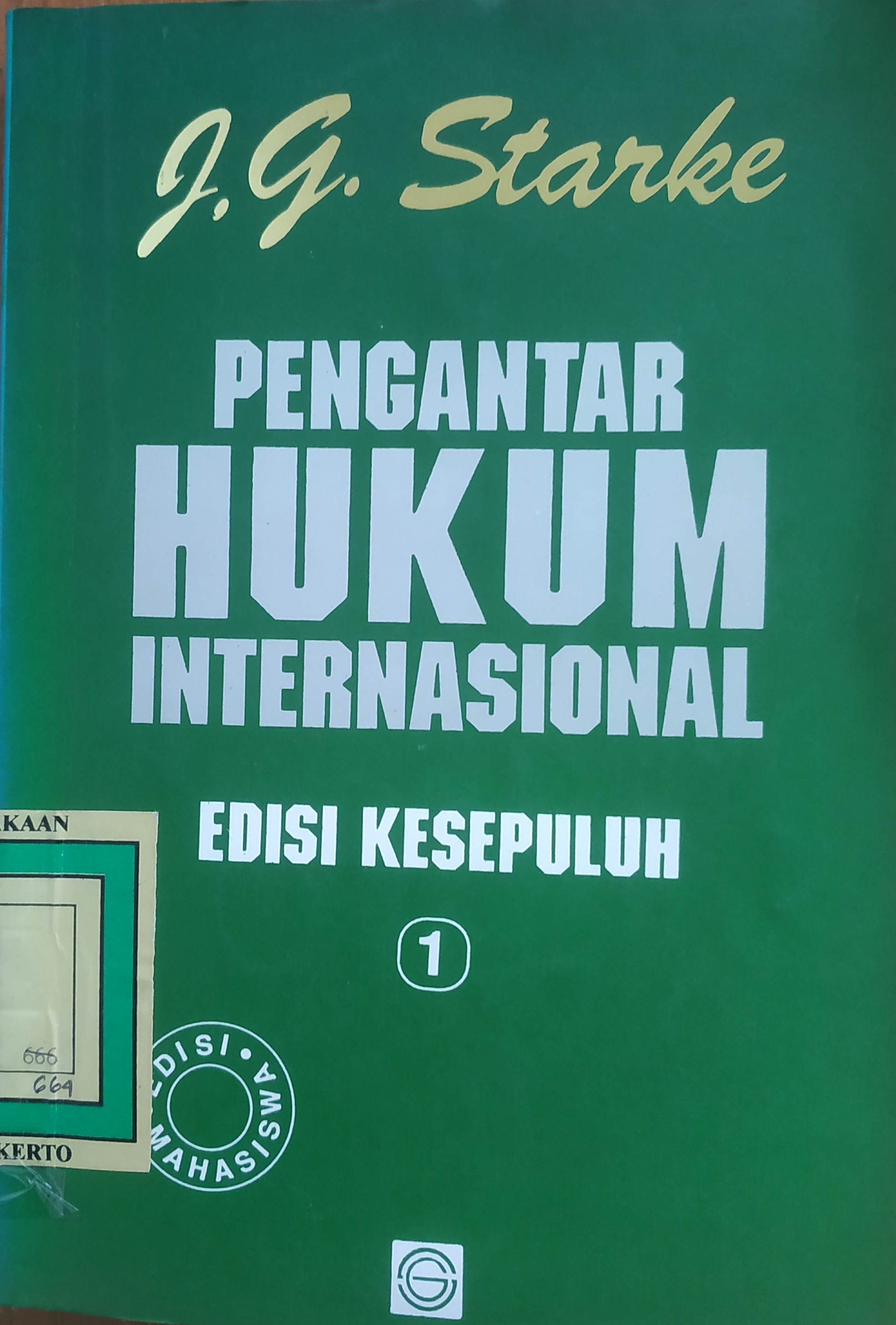 Cover Pengantar Hukum Internasional 1
(Introduction to International Law)-1