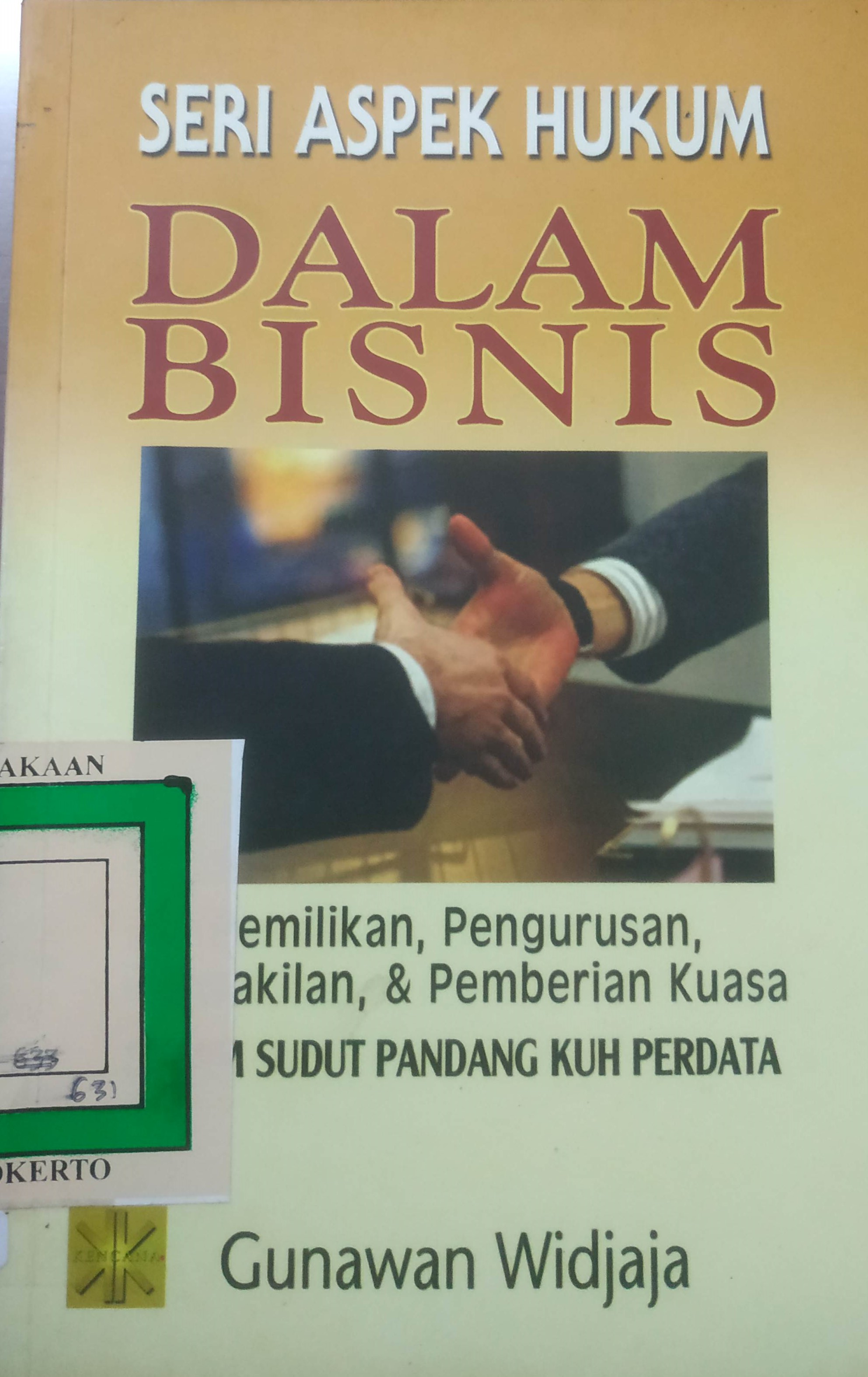 Cover Aspek Hukum dalam Bisnis