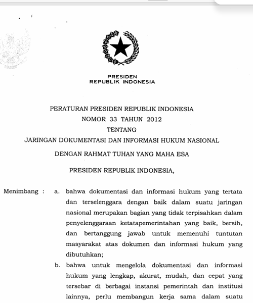 Cover JARINGAN DOKUMENTASI DAN INFORMASI HUKUM NASIONAL