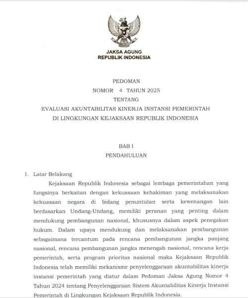 Cover Evaluasi Akuntabilitas Kinerja Instansi Pemerintah Di Lingkungan Kejaksaan RI