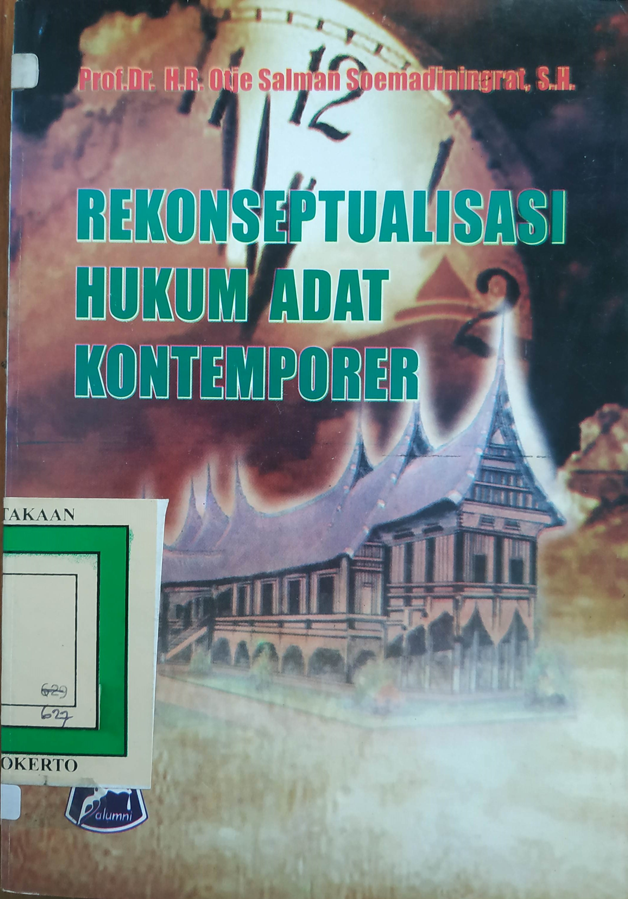 Cover Rekonseptualisasi Hukum Adat Kontemporer