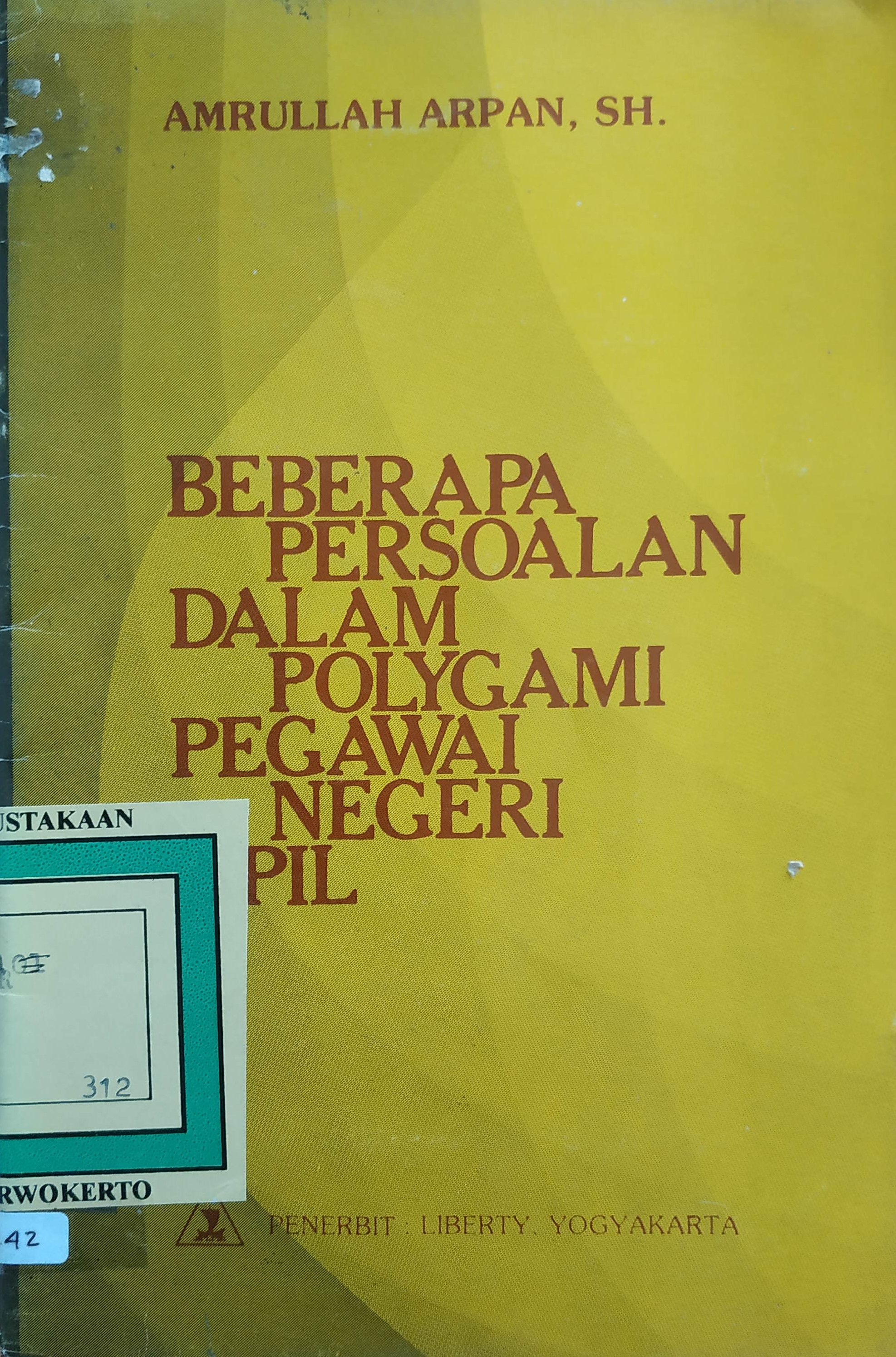 Cover Beberapa Persoalan dalam Polygamy PNS