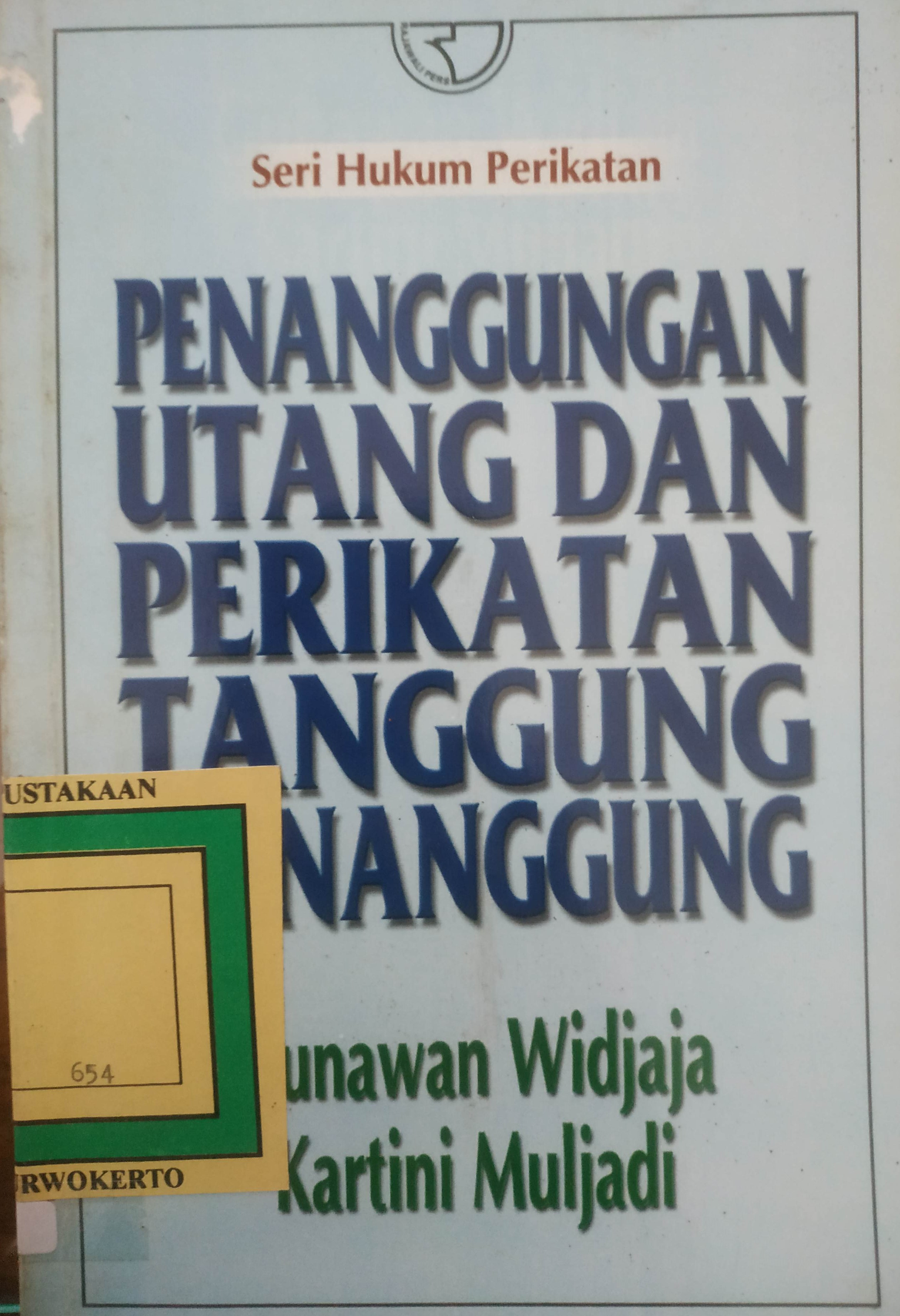 Cover Seri Hukum Perikatan Penanggungan Utang dan Perikatan Tanggung Menanggung