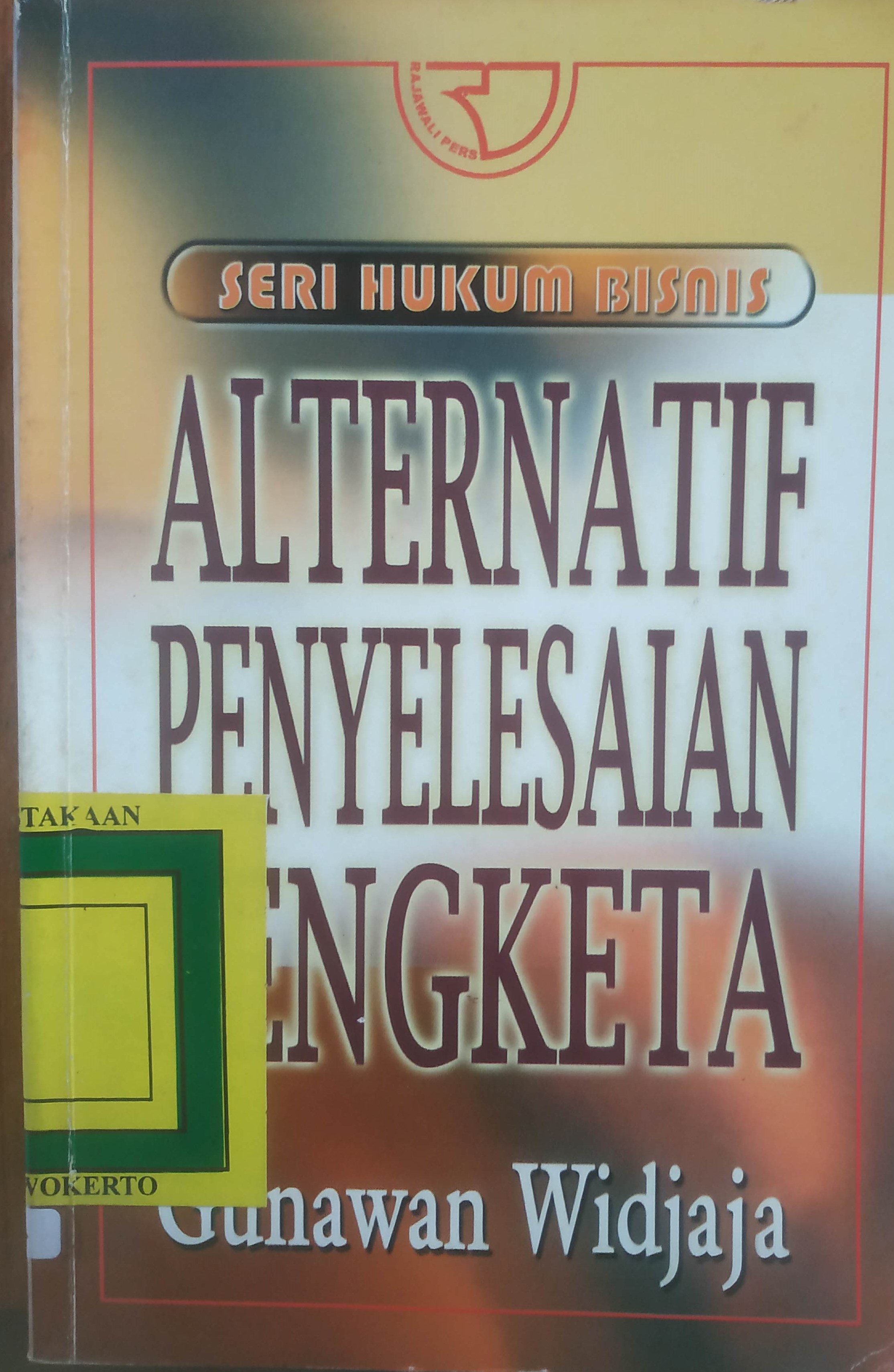 Cover Alternatif Penyelesaian Sengketa