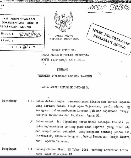 Cover PETUNJUK PEMBUATAN LAPORAN TAHUNAN