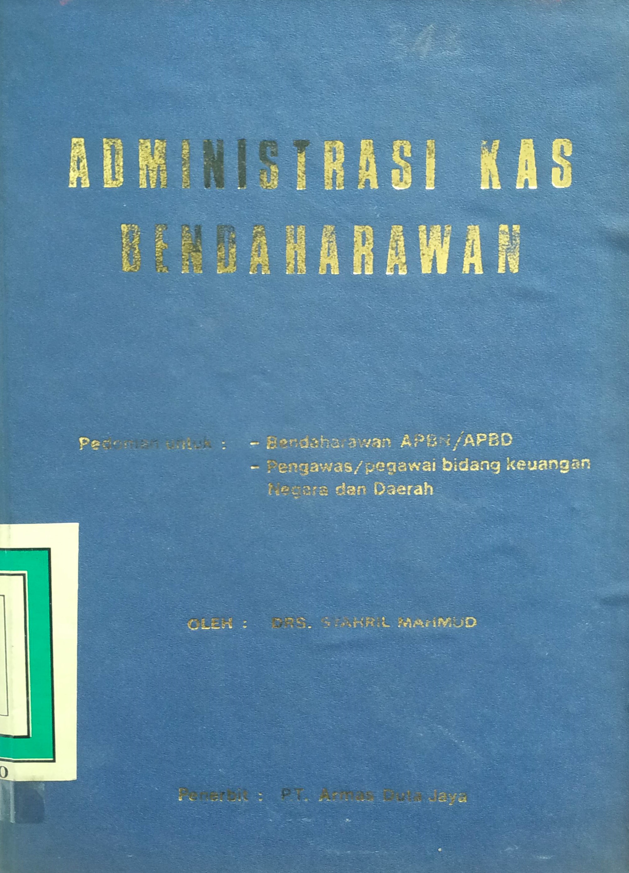 Cover Administrasi Kas Bendaharawan