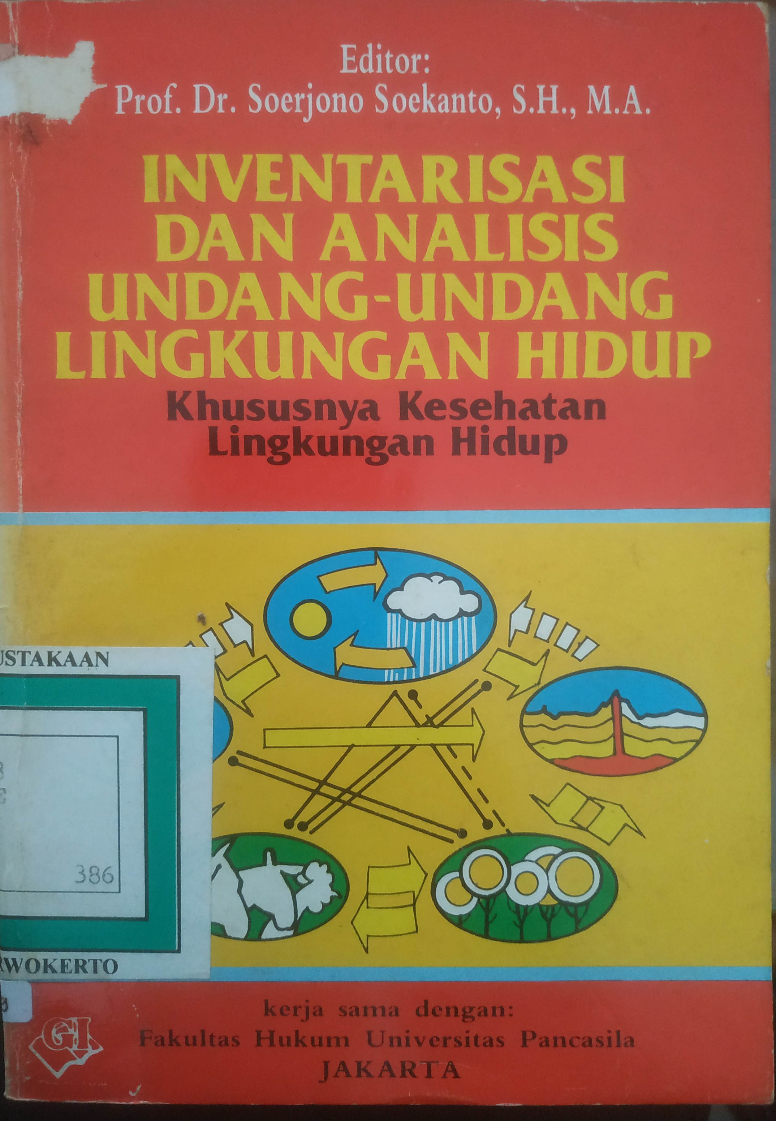 Cover Inventarisasi dan Analisis Undang-undang Lingkungan Hidup, khususnya Kesehatan dan Lingkungan Hidup