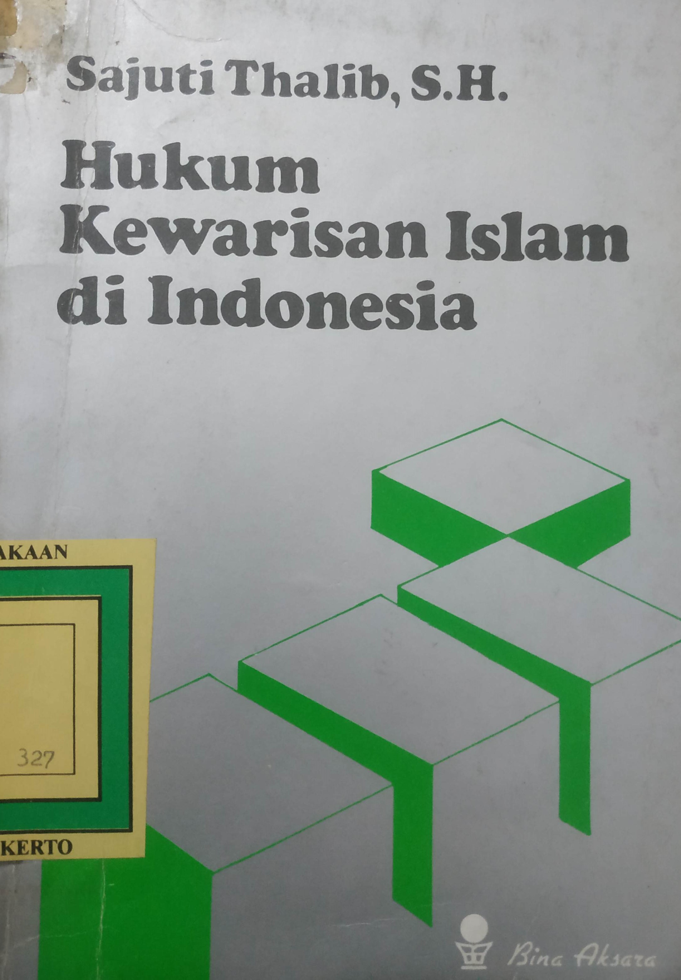 Cover Hukum Kewarisan Islam di Indonesia