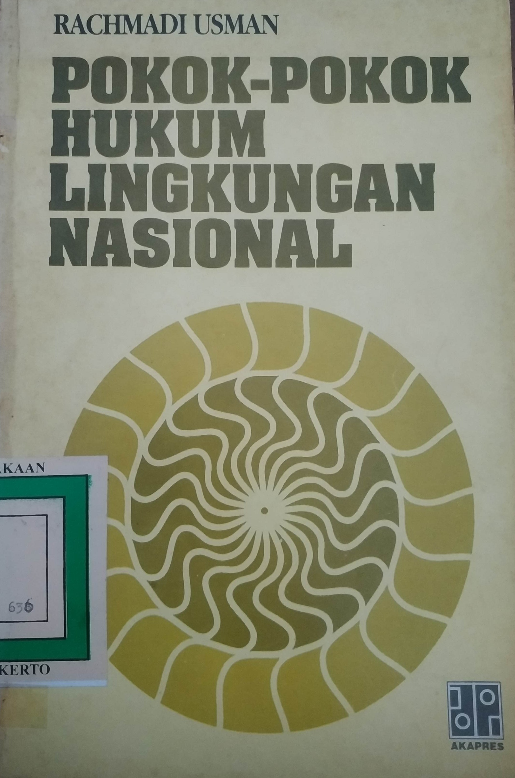 Cover Pokok –Pokok Hukum Lingkungan Nasional