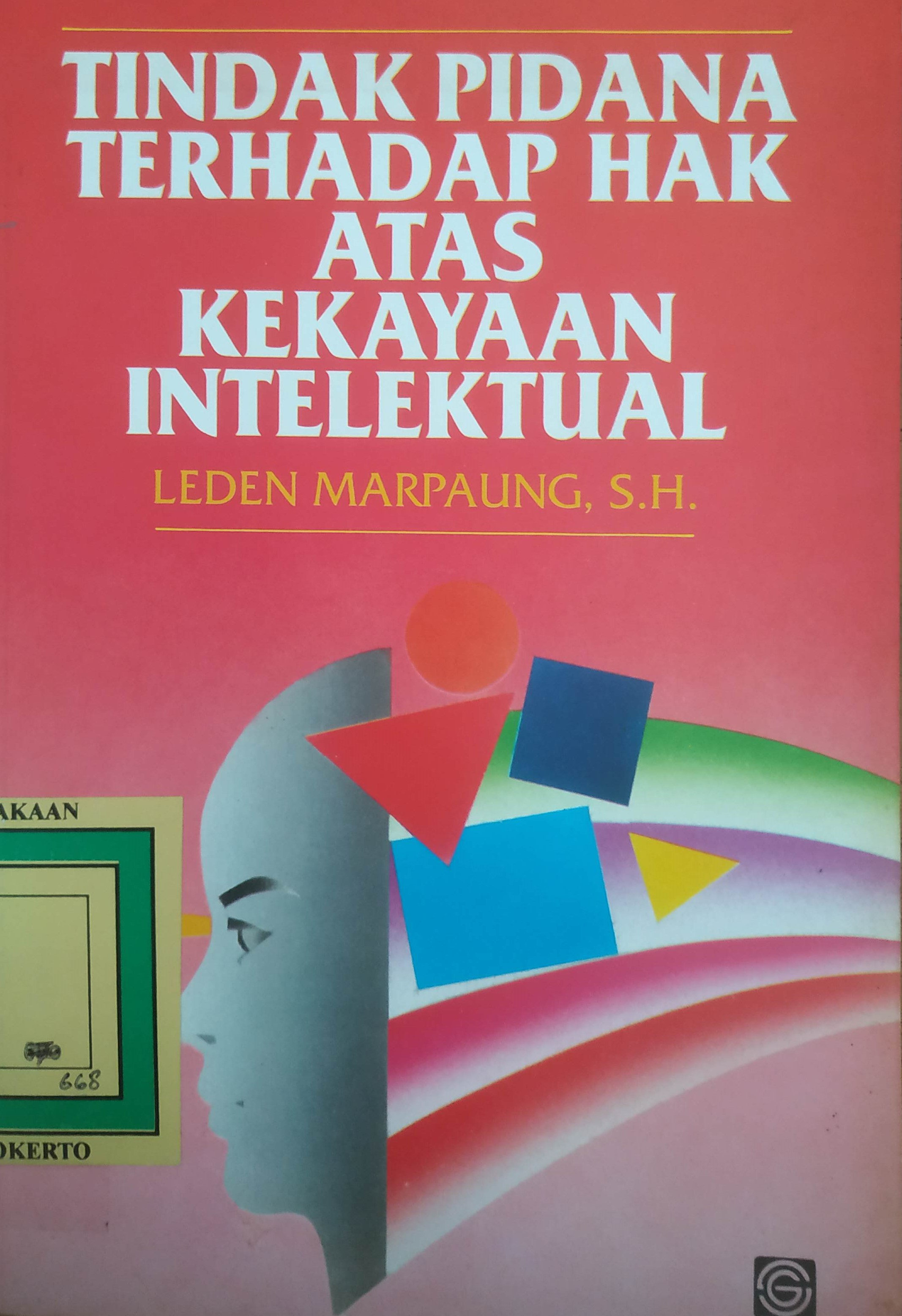 Cover Tindak Pidana terhadap Hak atas Kekayaan Intelektual
