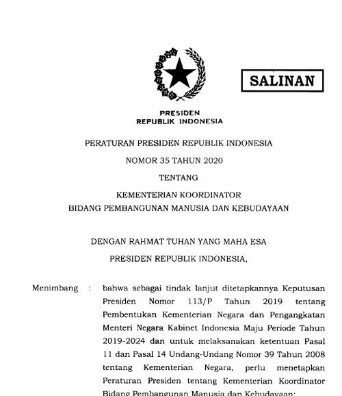 Cover Kementerian Koordinator Bidang Pembangunan Manusia dan Kebudayaan