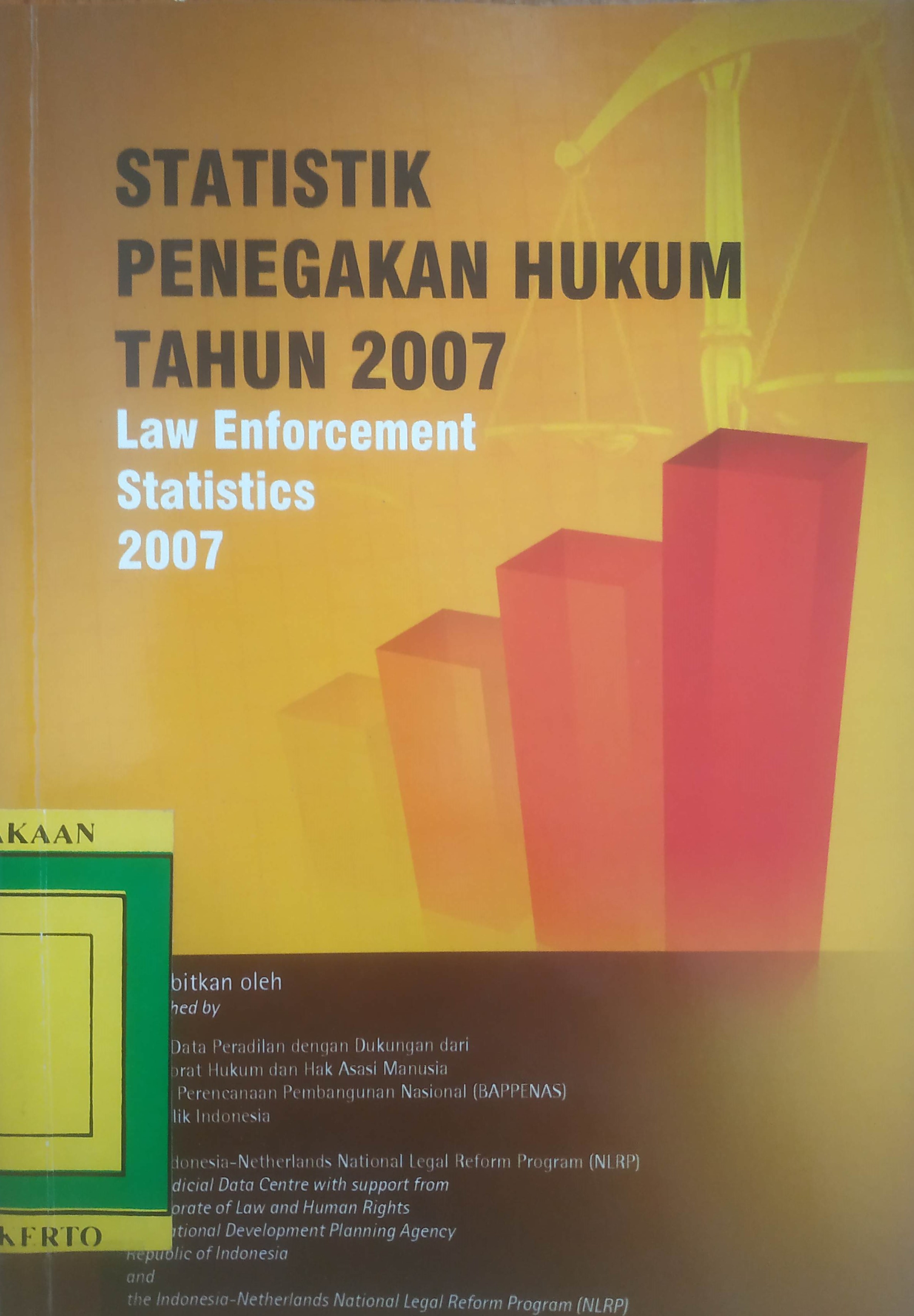 Cover Statistik Penegakan Hukum Tahun 2007