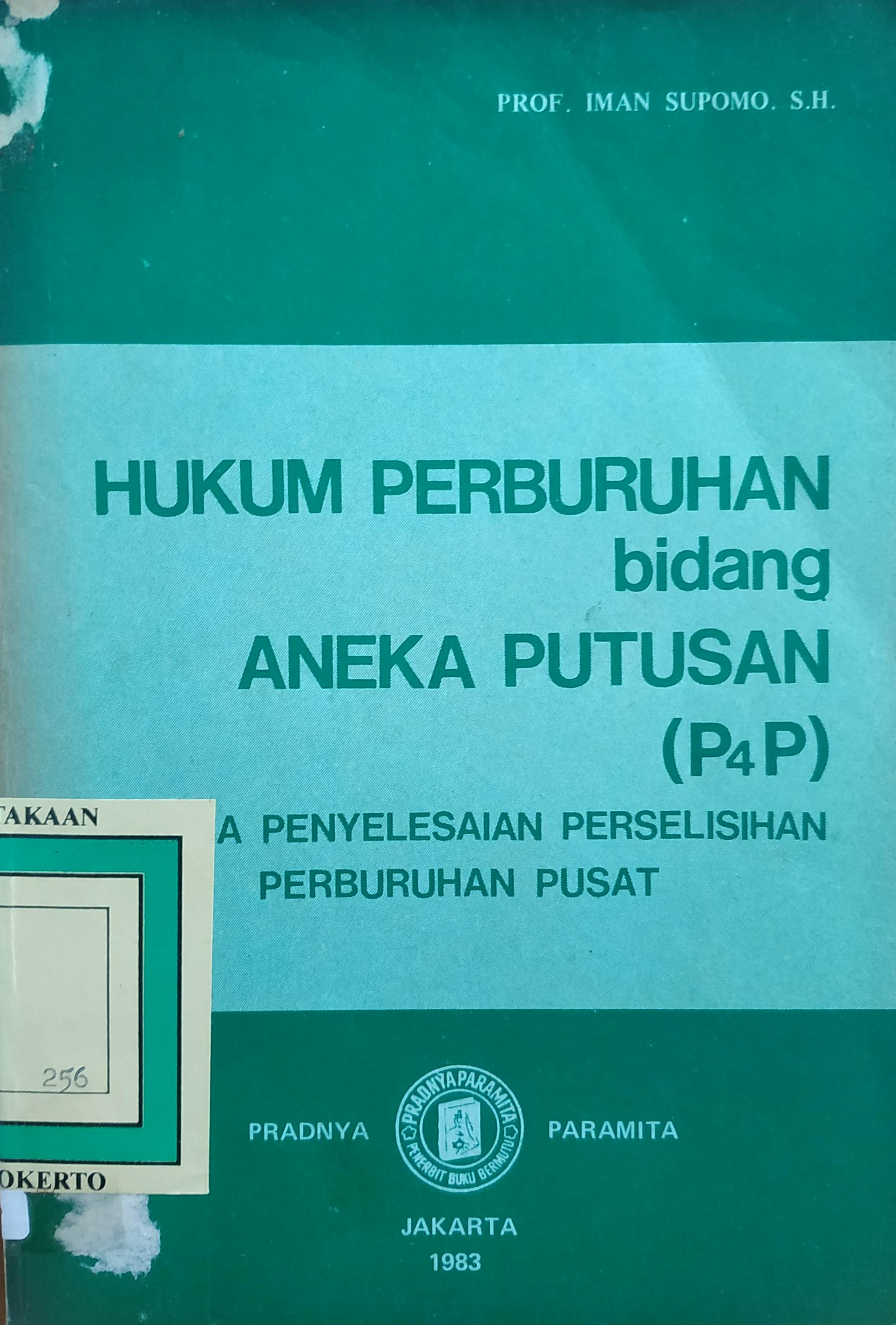 Cover Hukum Perburuhan Bidang Aneka Putusan 