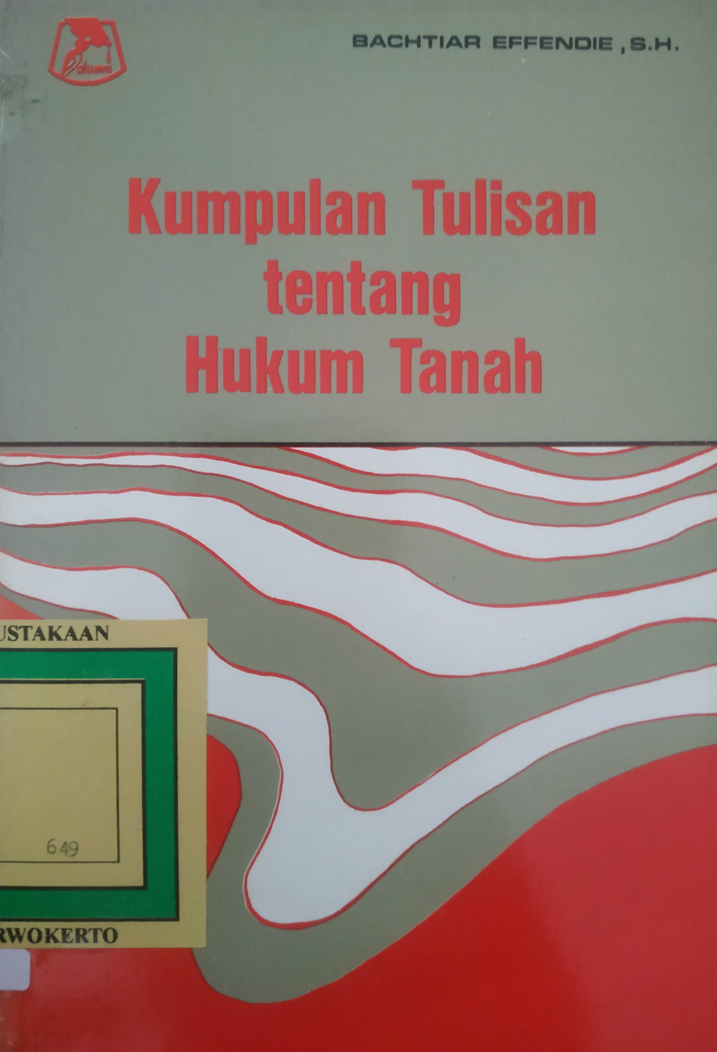 Cover Kumpulan tulisan tentang Hukum Tanah