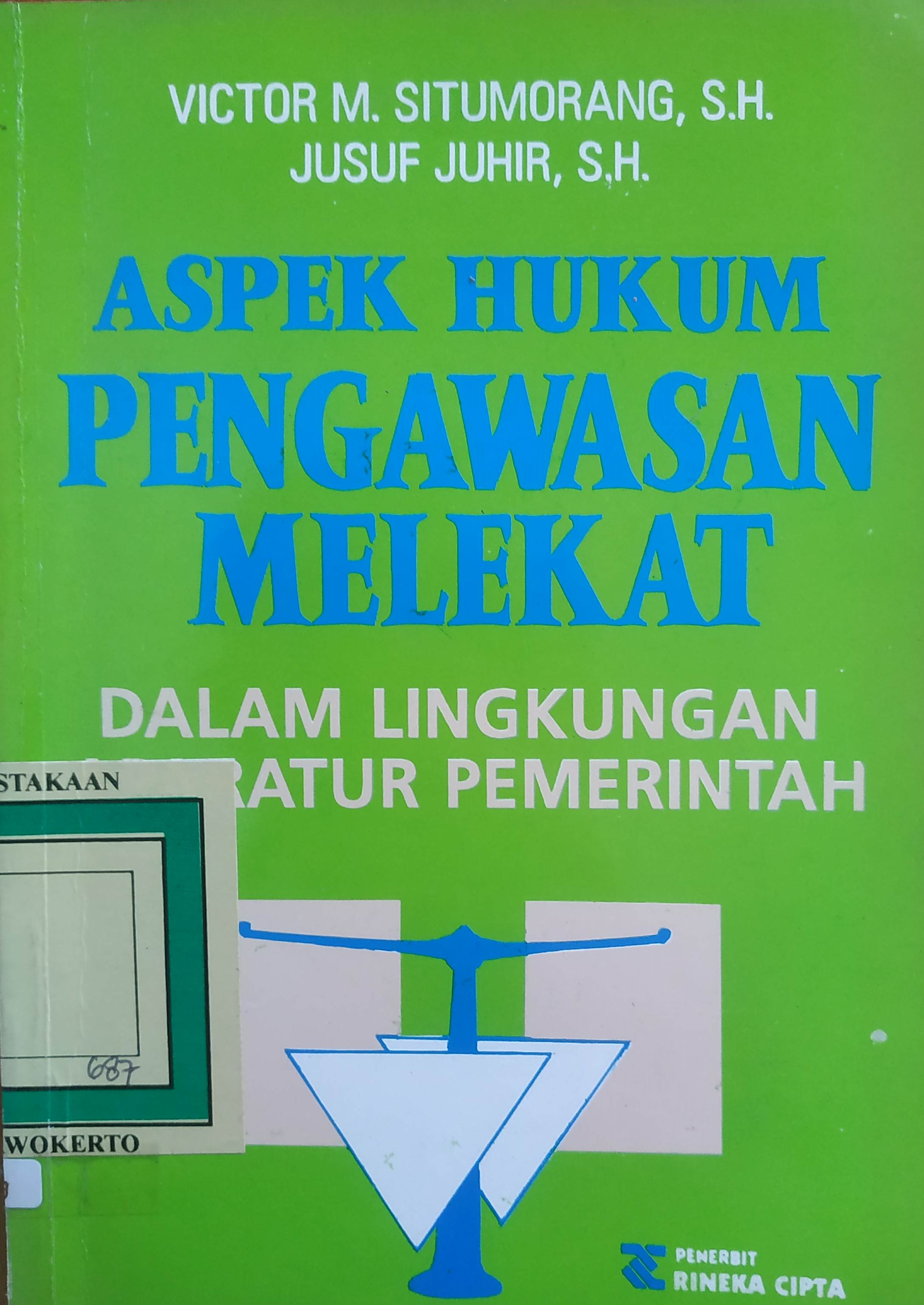 Cover Aspek Hukum Pengawasan Melekat dalam lingkungan Aparatur Pemerintah