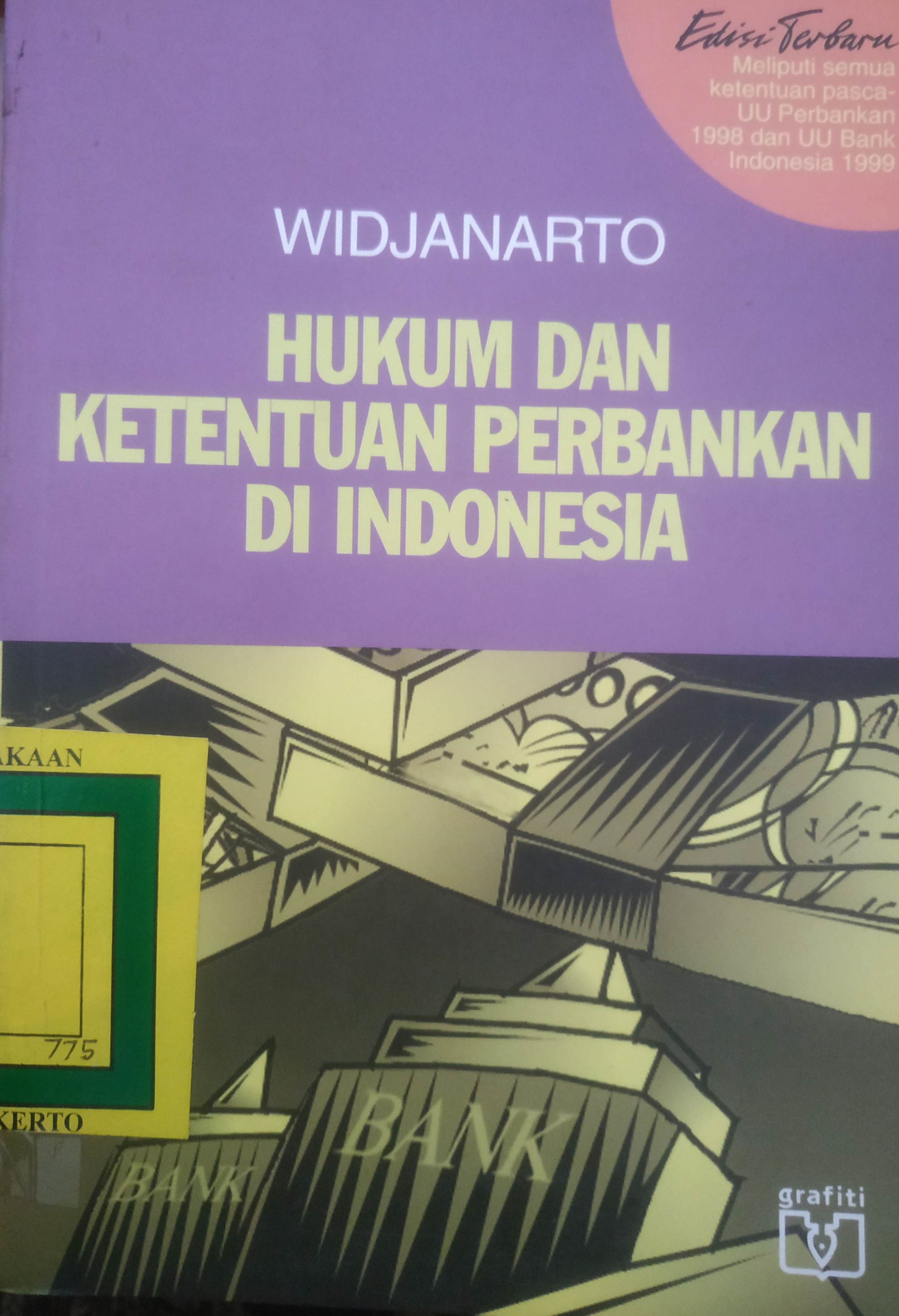 Cover Hukum dan Ketentuan Perbankan di Indonesia
