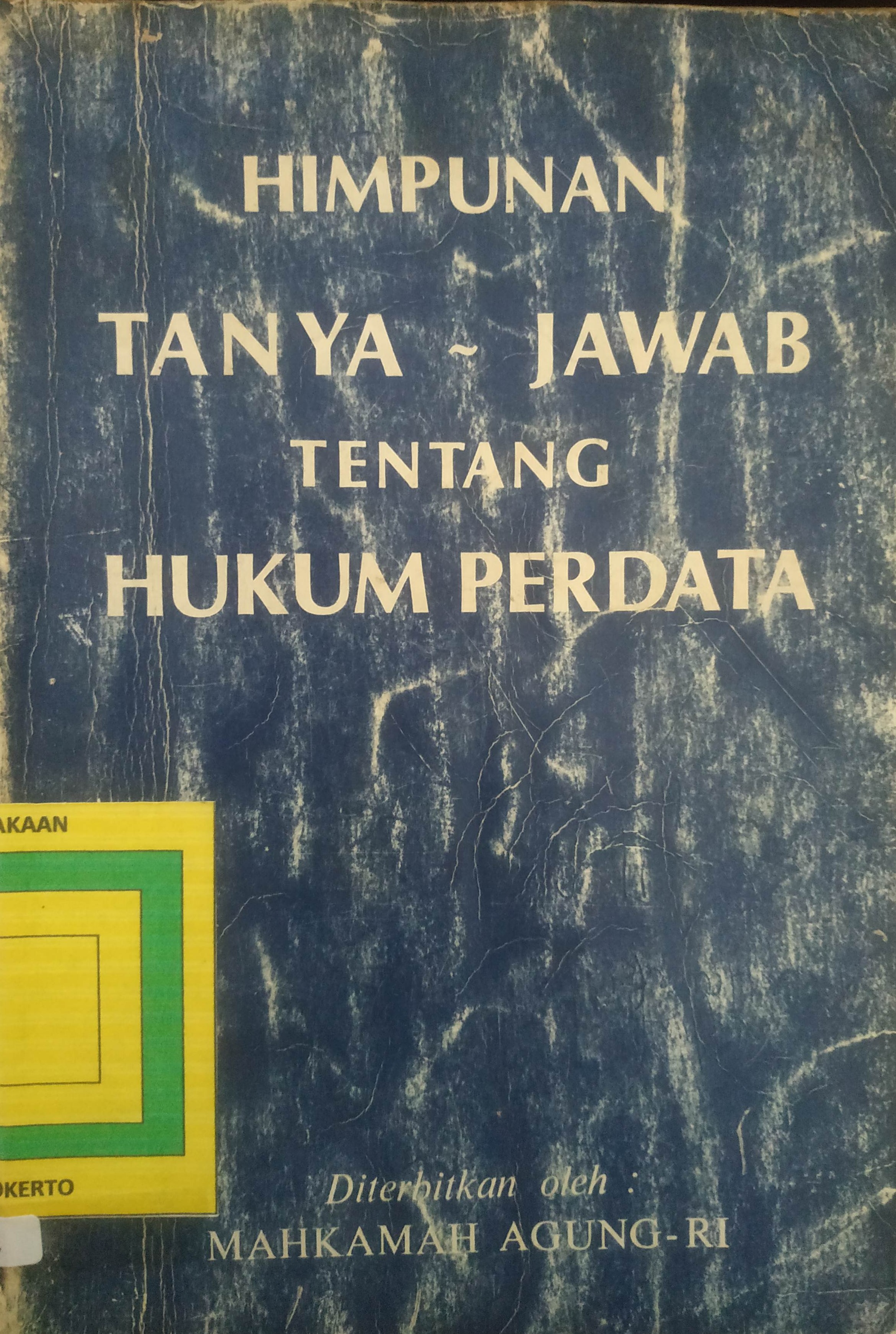 Cover Himpunan Tanya-Jawab Tentang Hukum Perdata