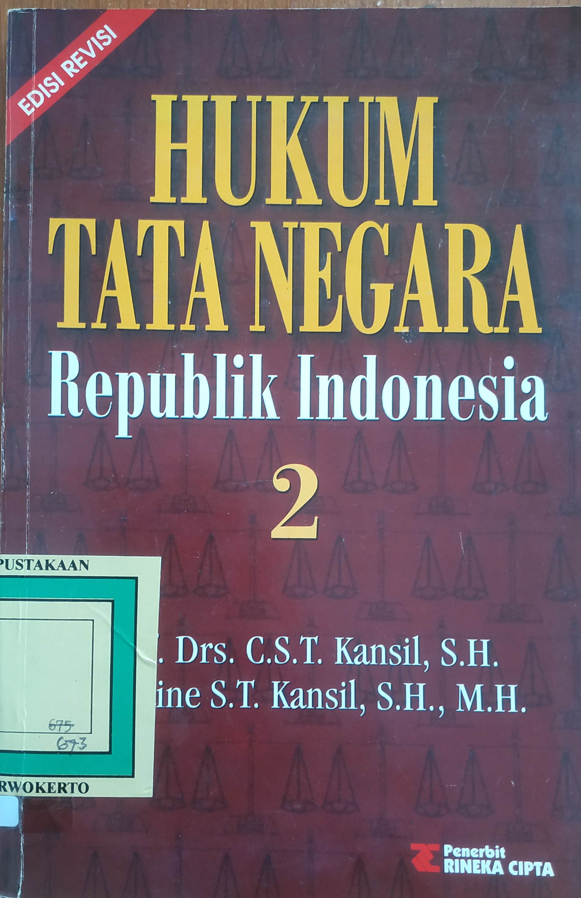 Cover Hukum Tata Negara Republik Indonesia 2