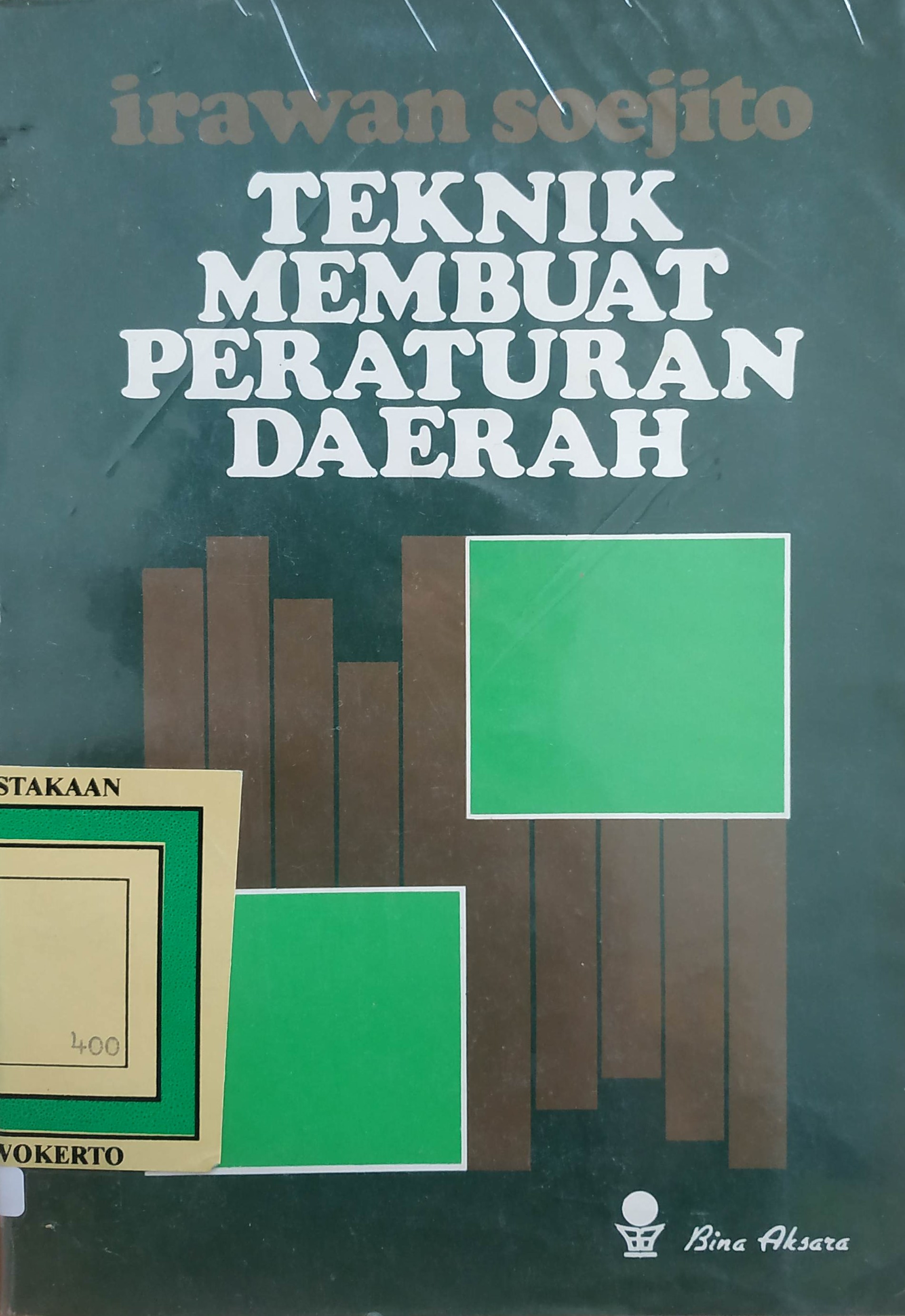 Cover Teknik membuat peraturan Daerah