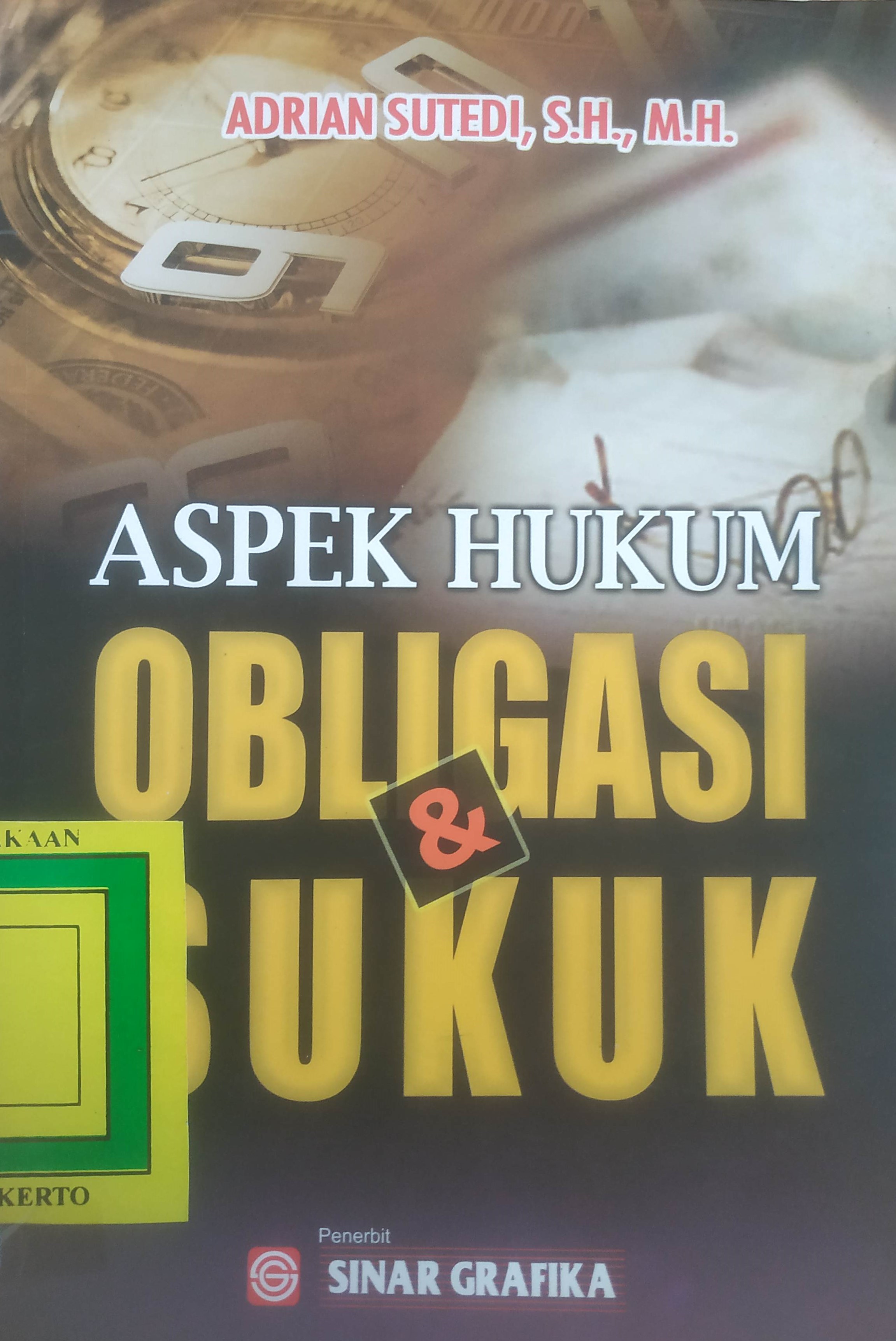 Cover Aspek Hukum Obligasi & Sukuk