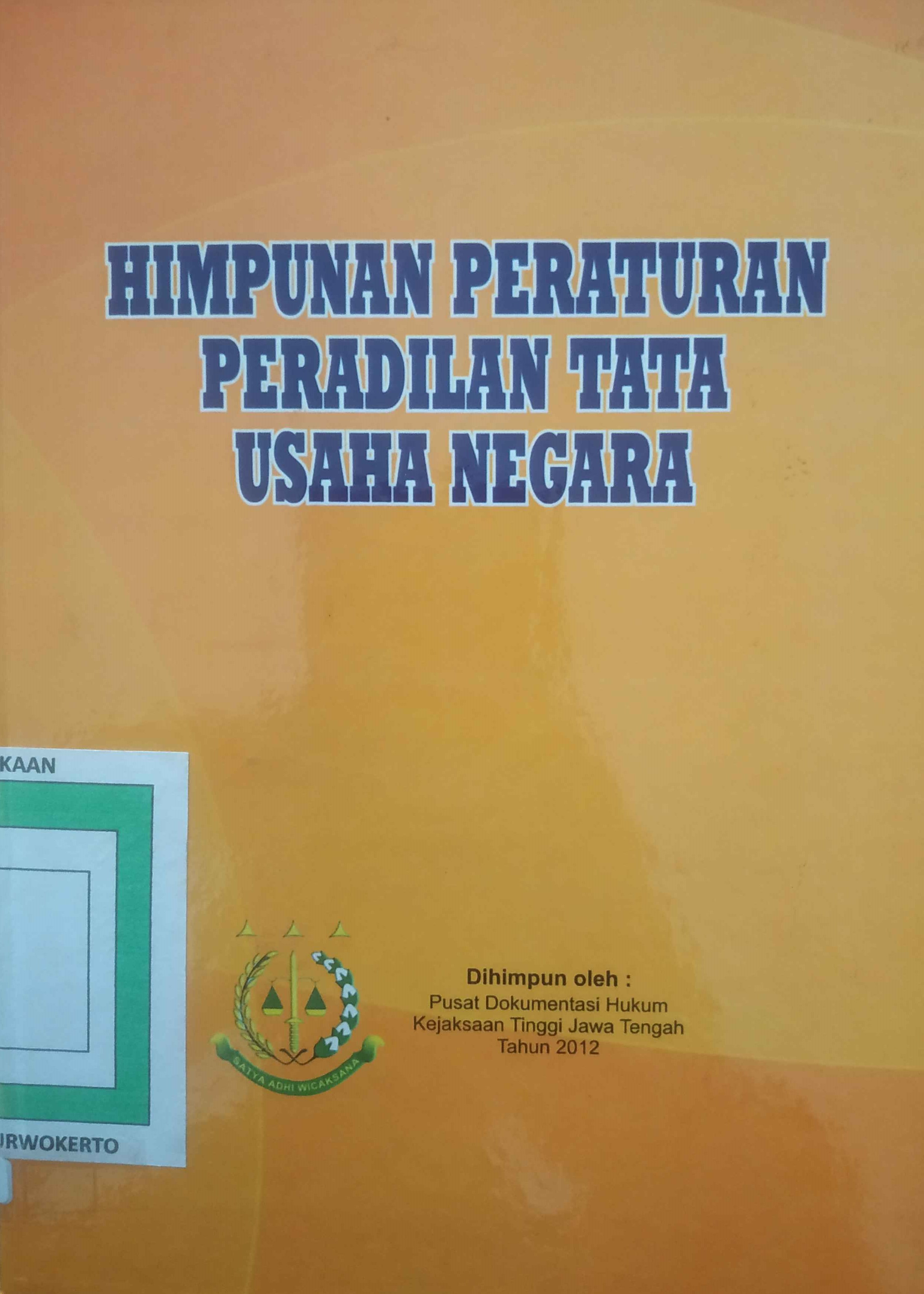 Cover Himpunan Peraturan Peradilan Tata Usaha Negara