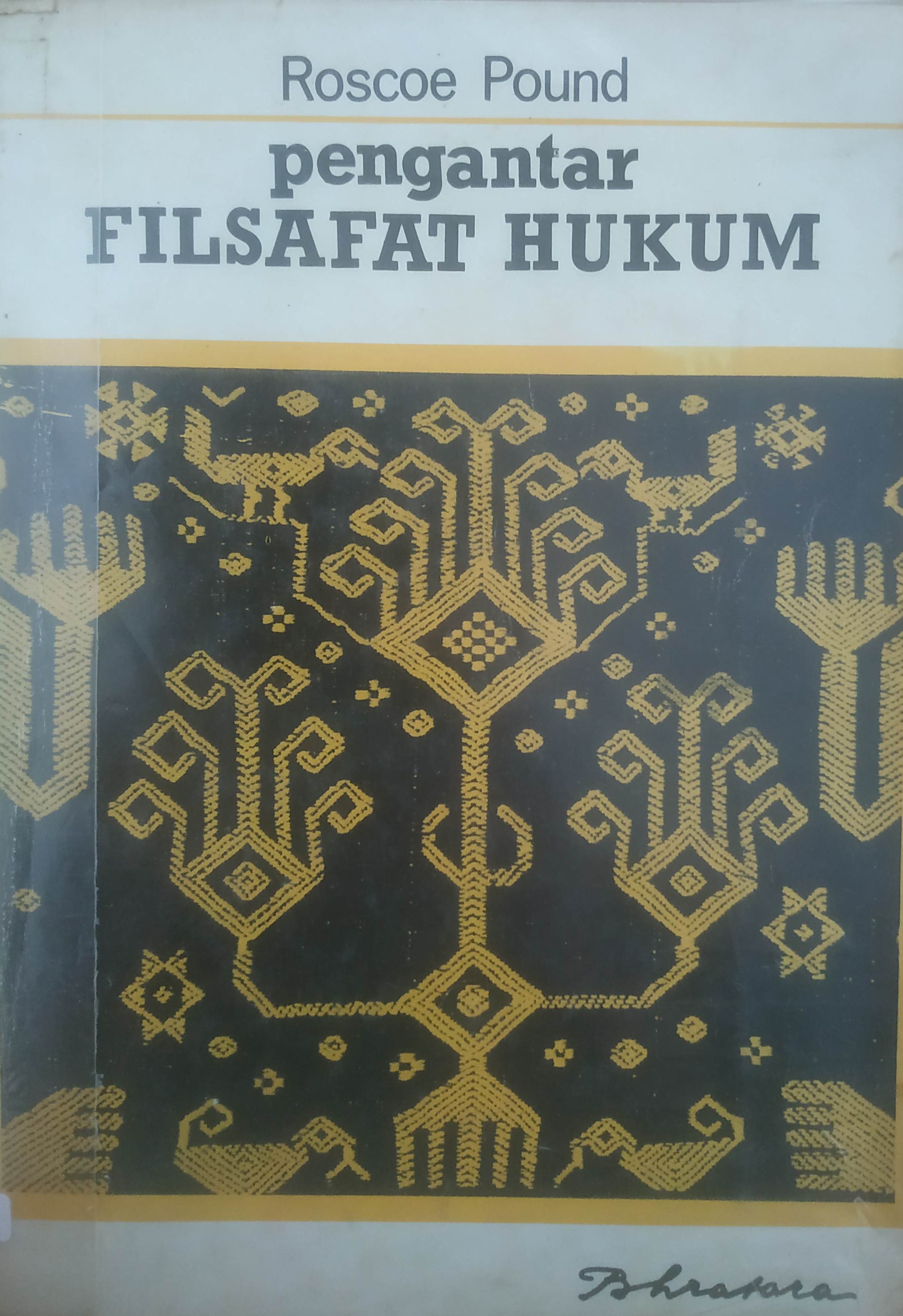 Cover Pengantar Filsafat Hukum