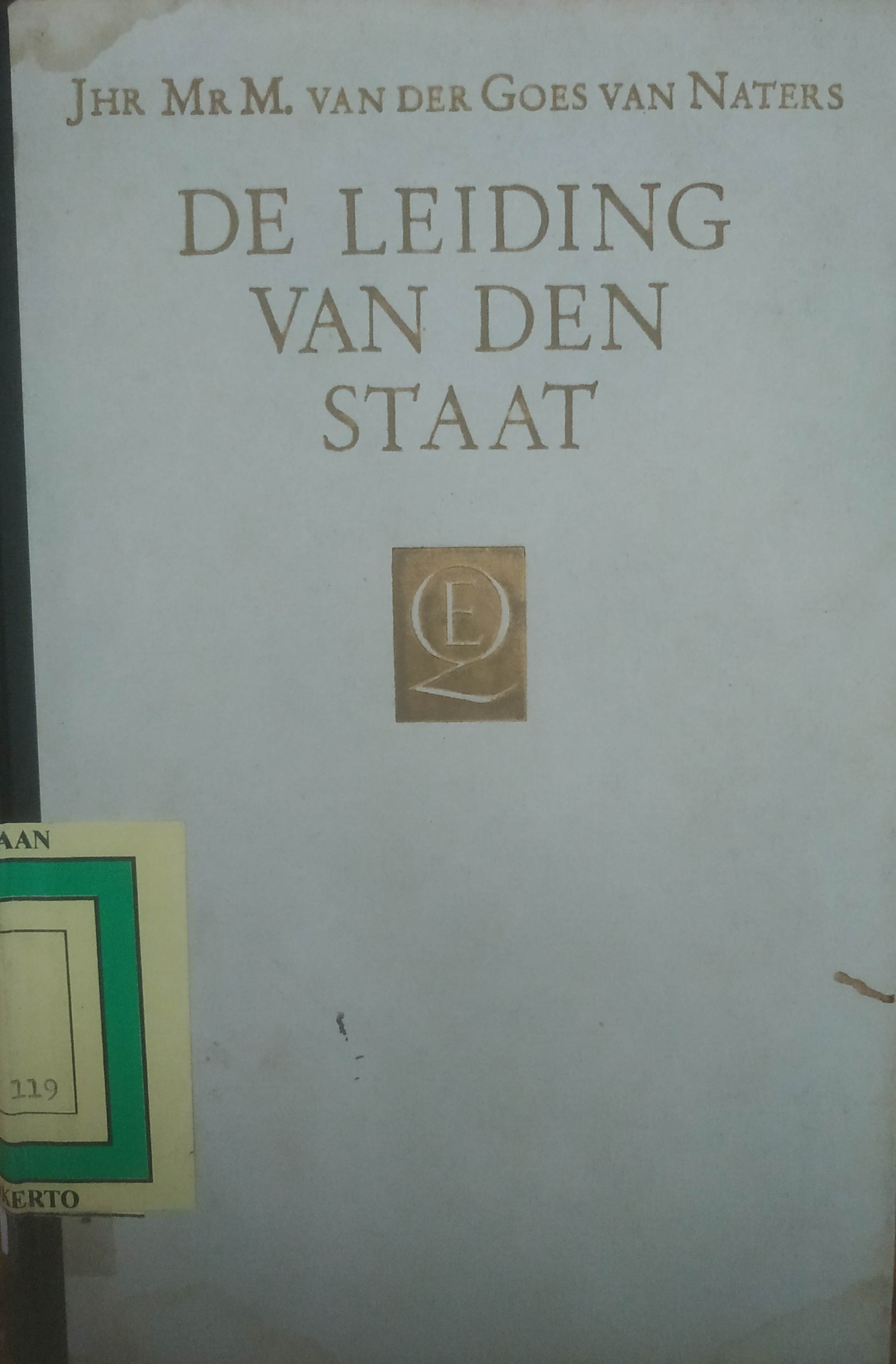 Cover Eleiding Van Den Staat, Twede Herziene Druk
