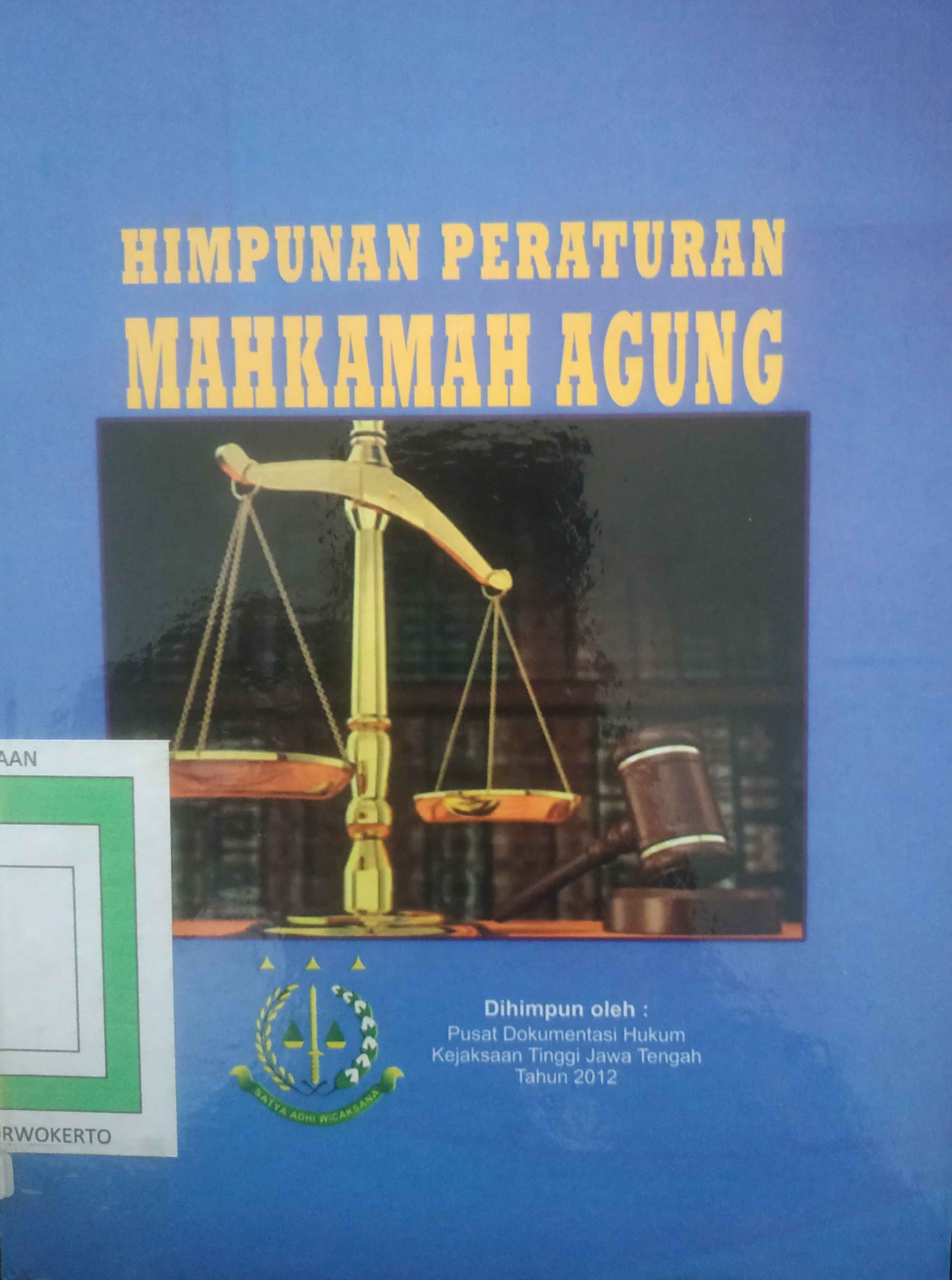 Cover Himpunan Peraturan Mahkamah  Agung