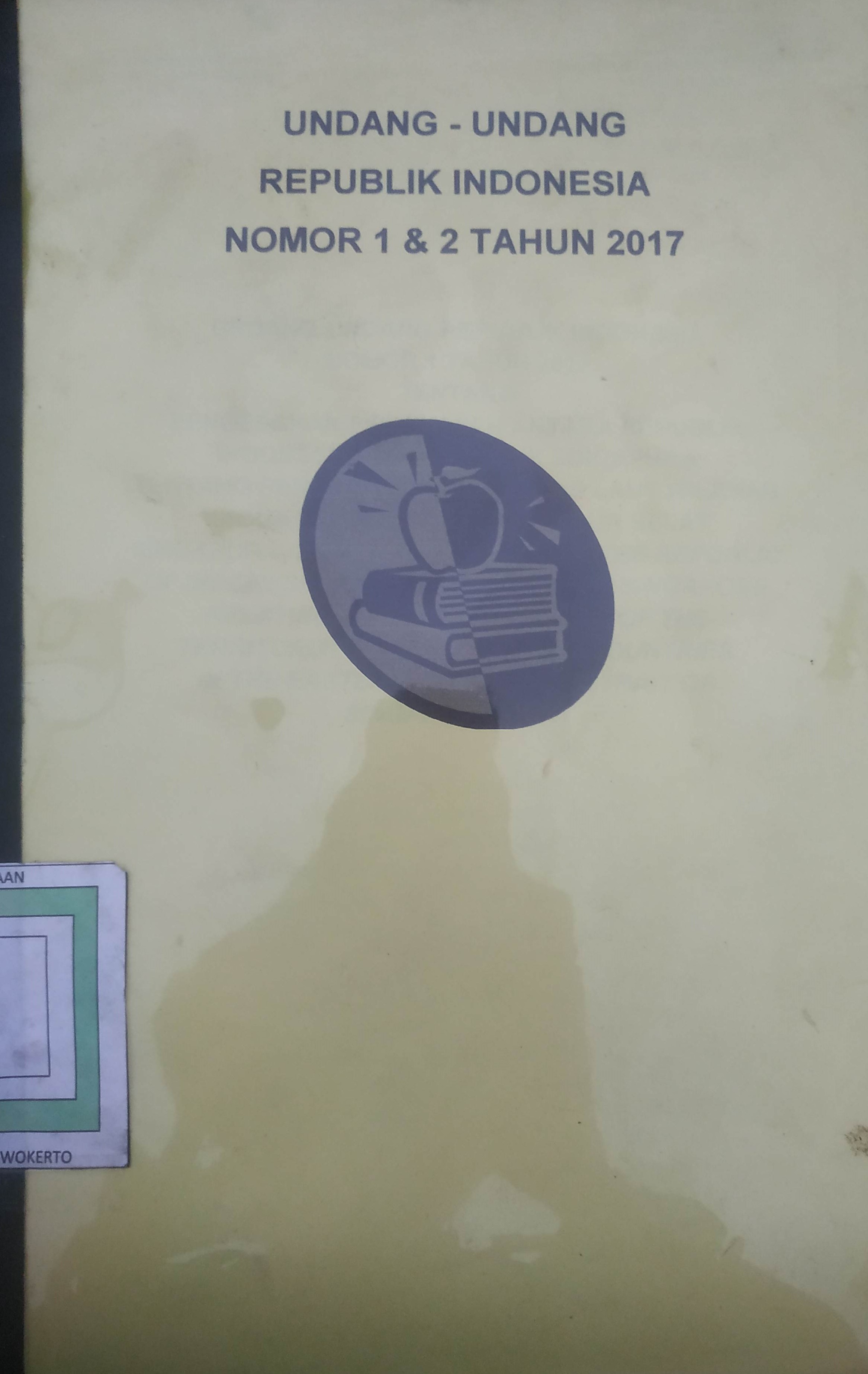 Cover Undang-Undang RI No. 1-2 Tahun 2017 tentang Pengesahan Perjanjian Antara RI dan Singapura ttg Penetapan Garis Batas Laut Wilayah Kedua Negara di Bagian Timur Selat Singapura. 2014
