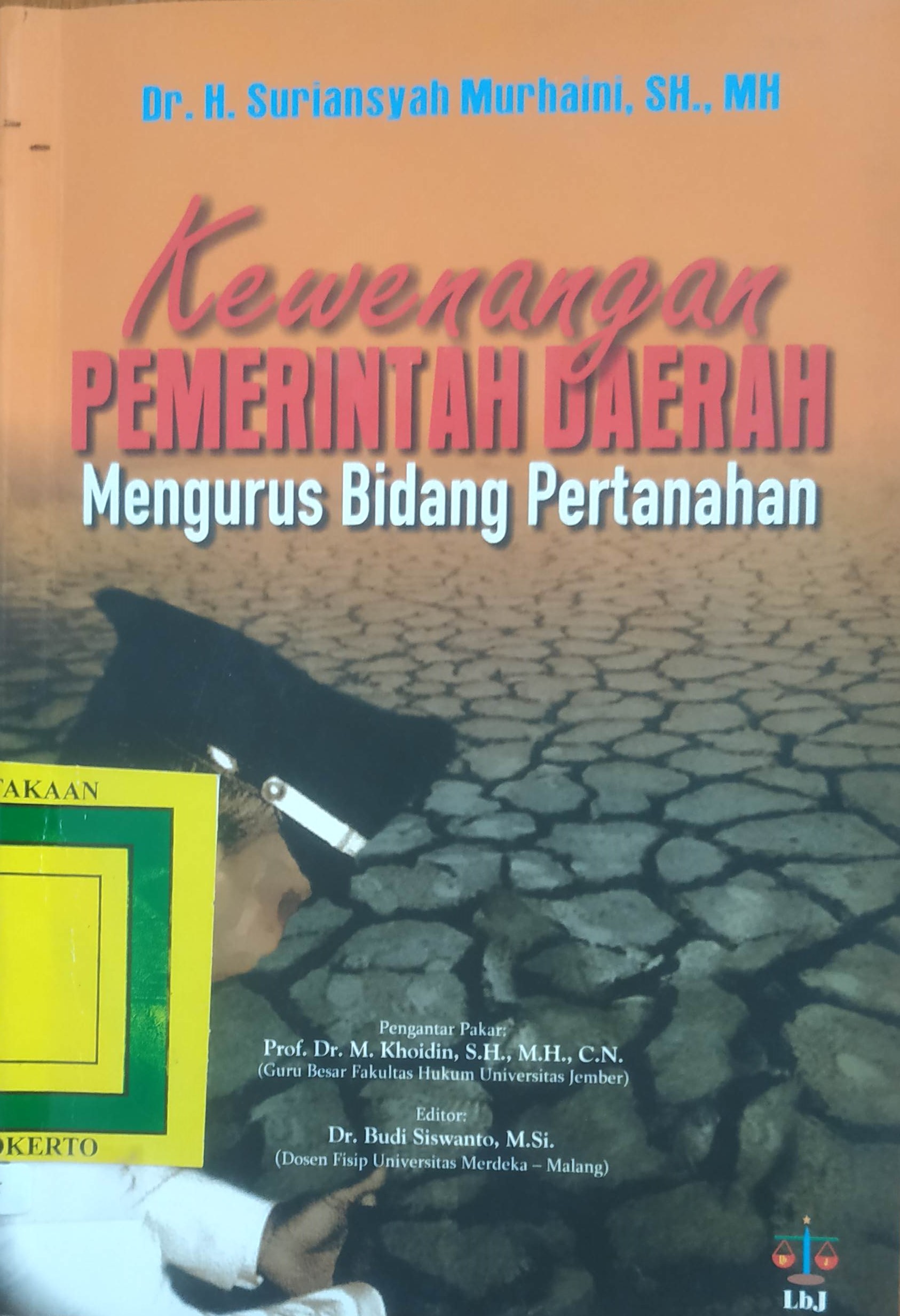Cover Kewenangan Pemerintah Daerah Mengurus Bidang Pertanahan