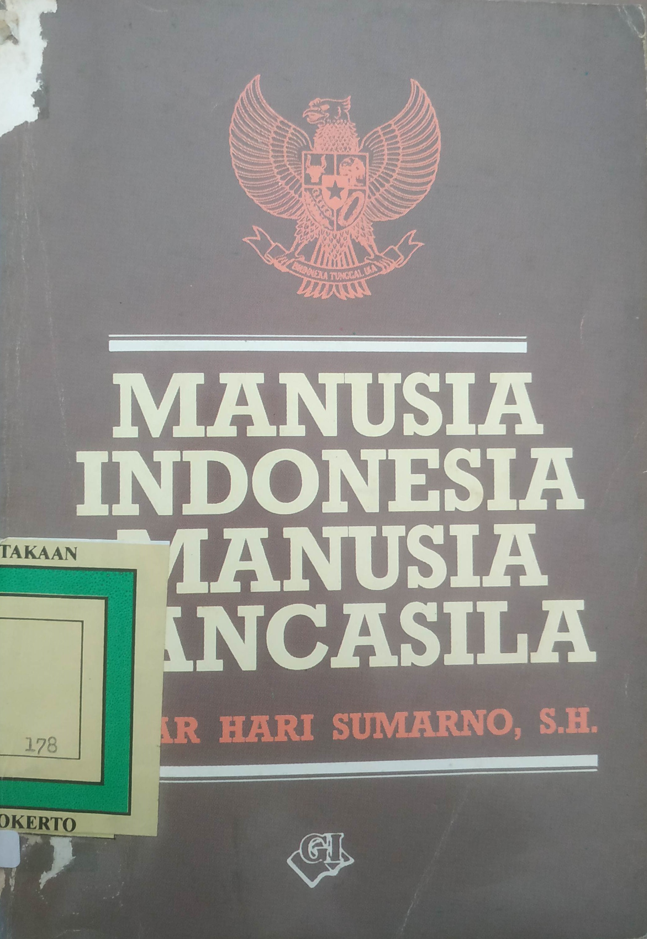 Cover Manusia Indonesia Manusia Pancasila