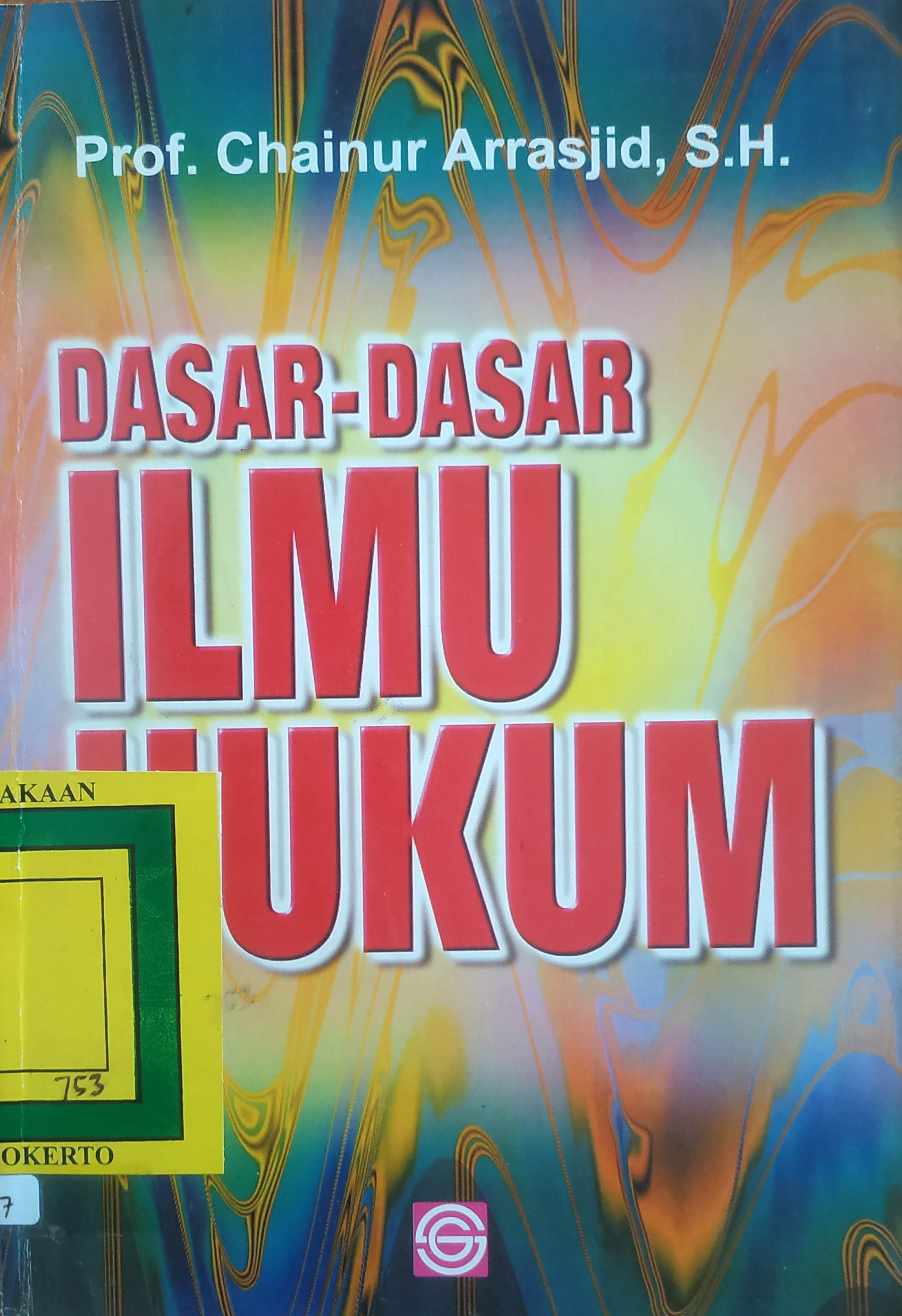 Cover Dasar- Dasar Ilmu Hukum