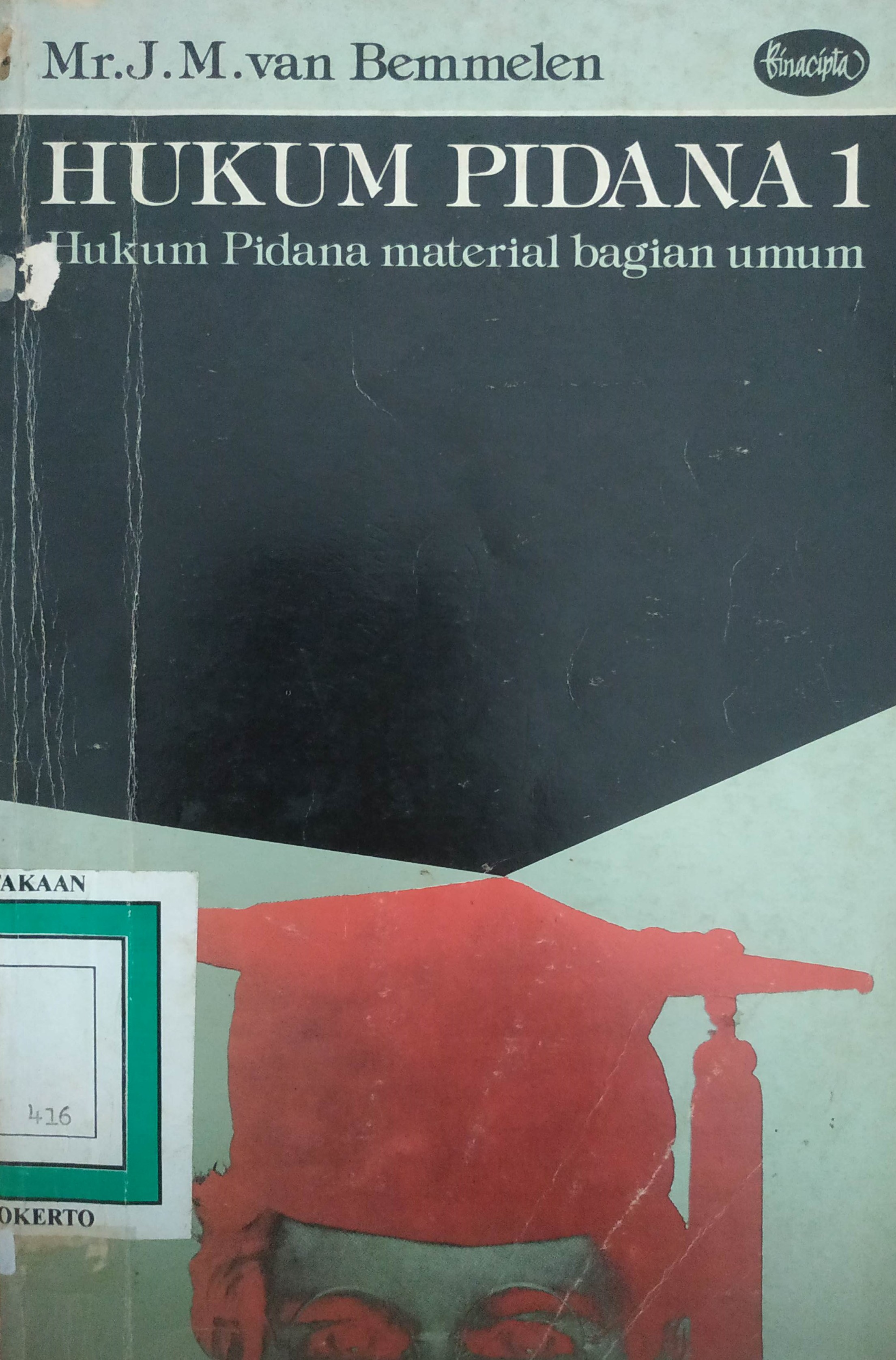 Cover Hukum Pidana 1 
Hukum Pidana Material bagian Umum