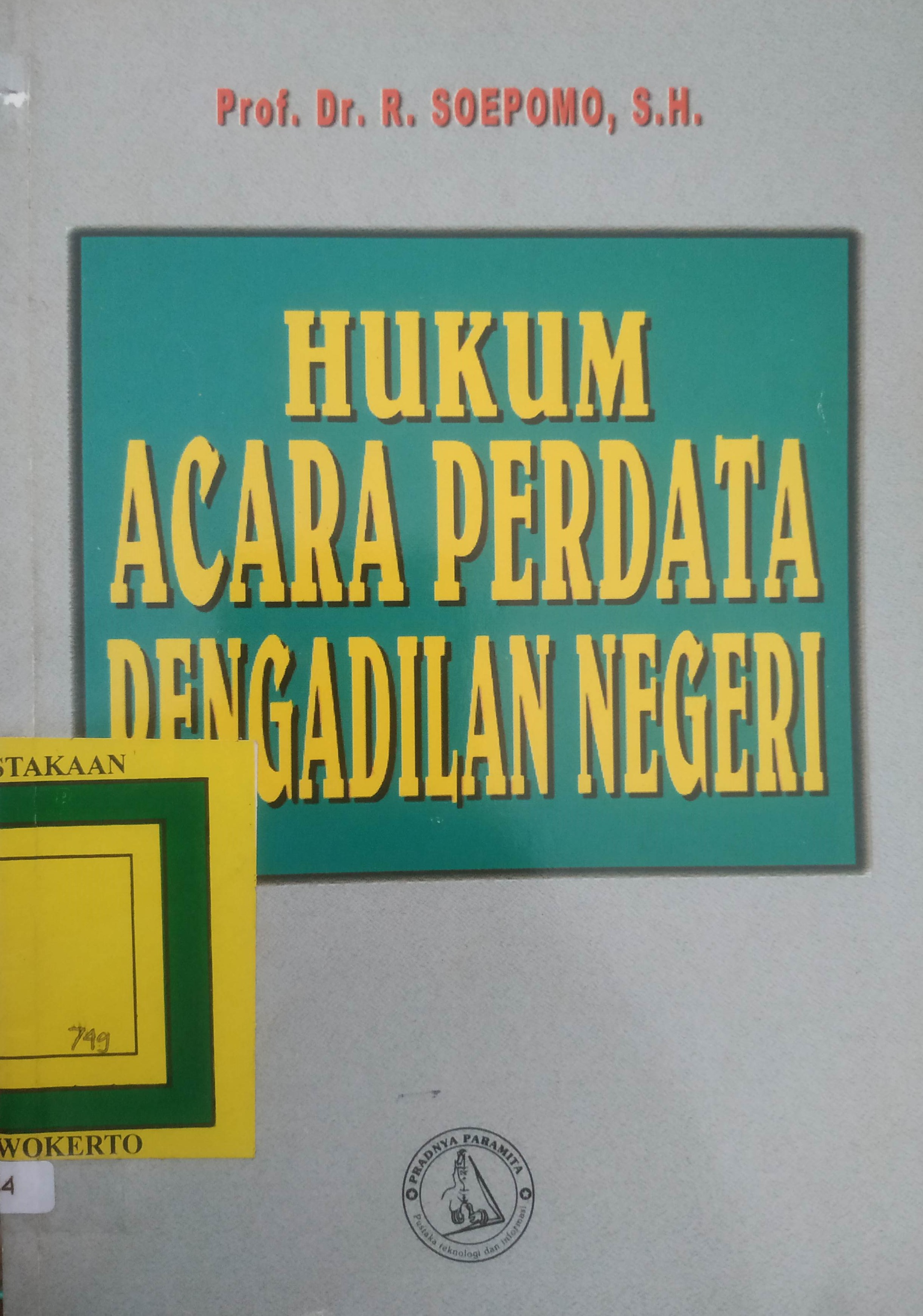 Cover Hukum Acara Perdata Pengadilan Negeri