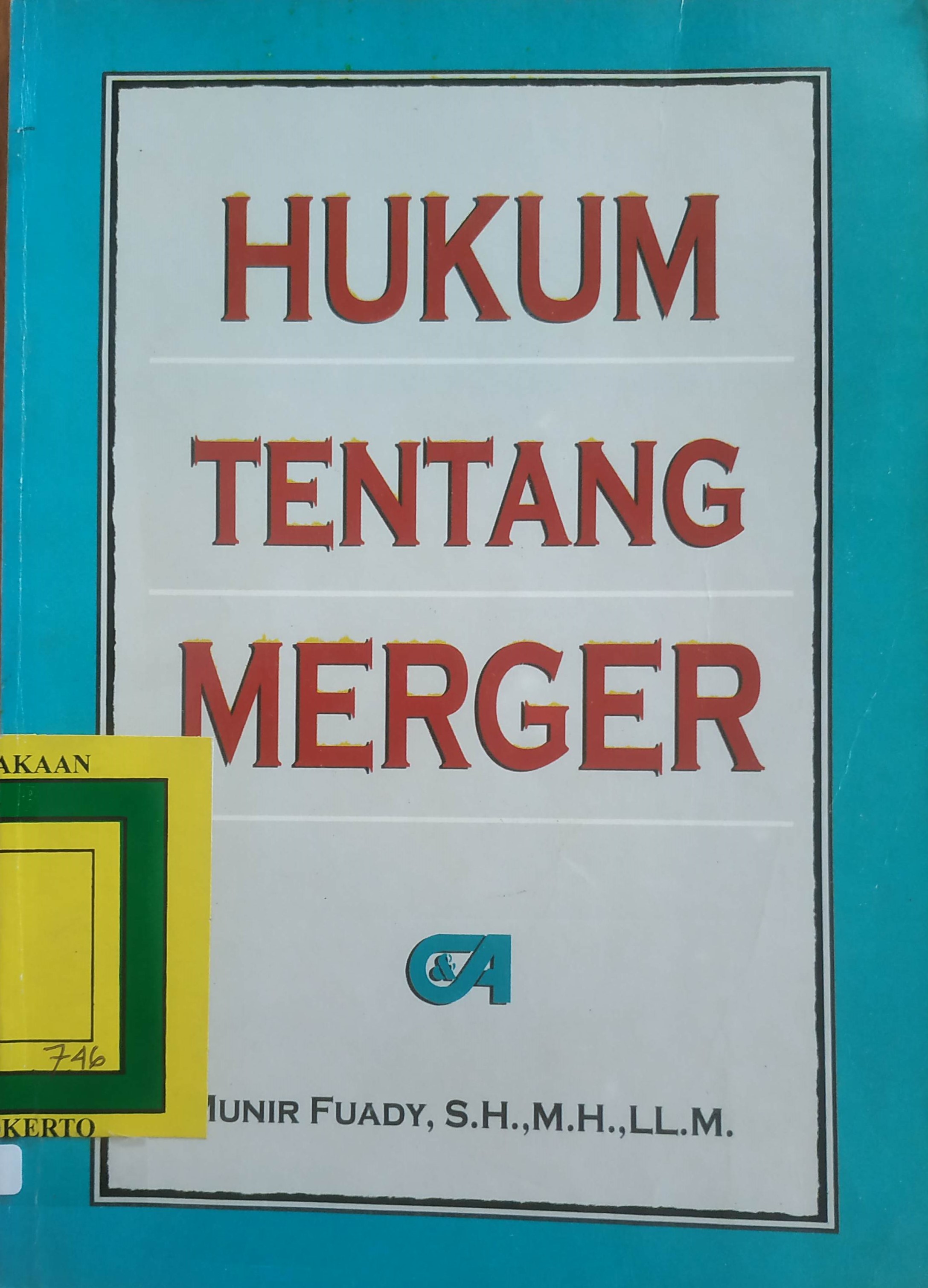 Cover Hukum Tentang Merger