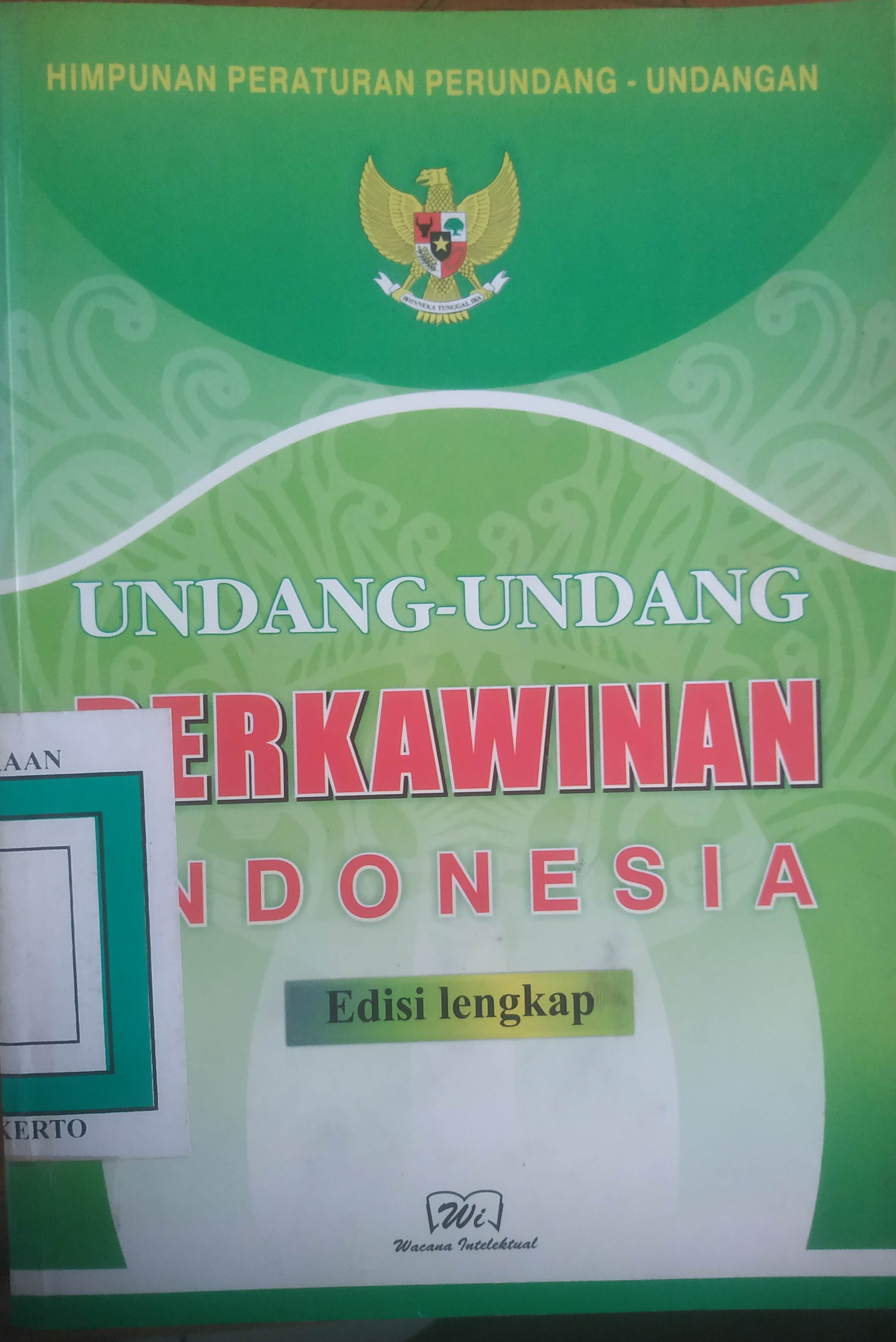 Cover Himpunan Peraturan Perundangan-undangan Perkawinan Indonesia