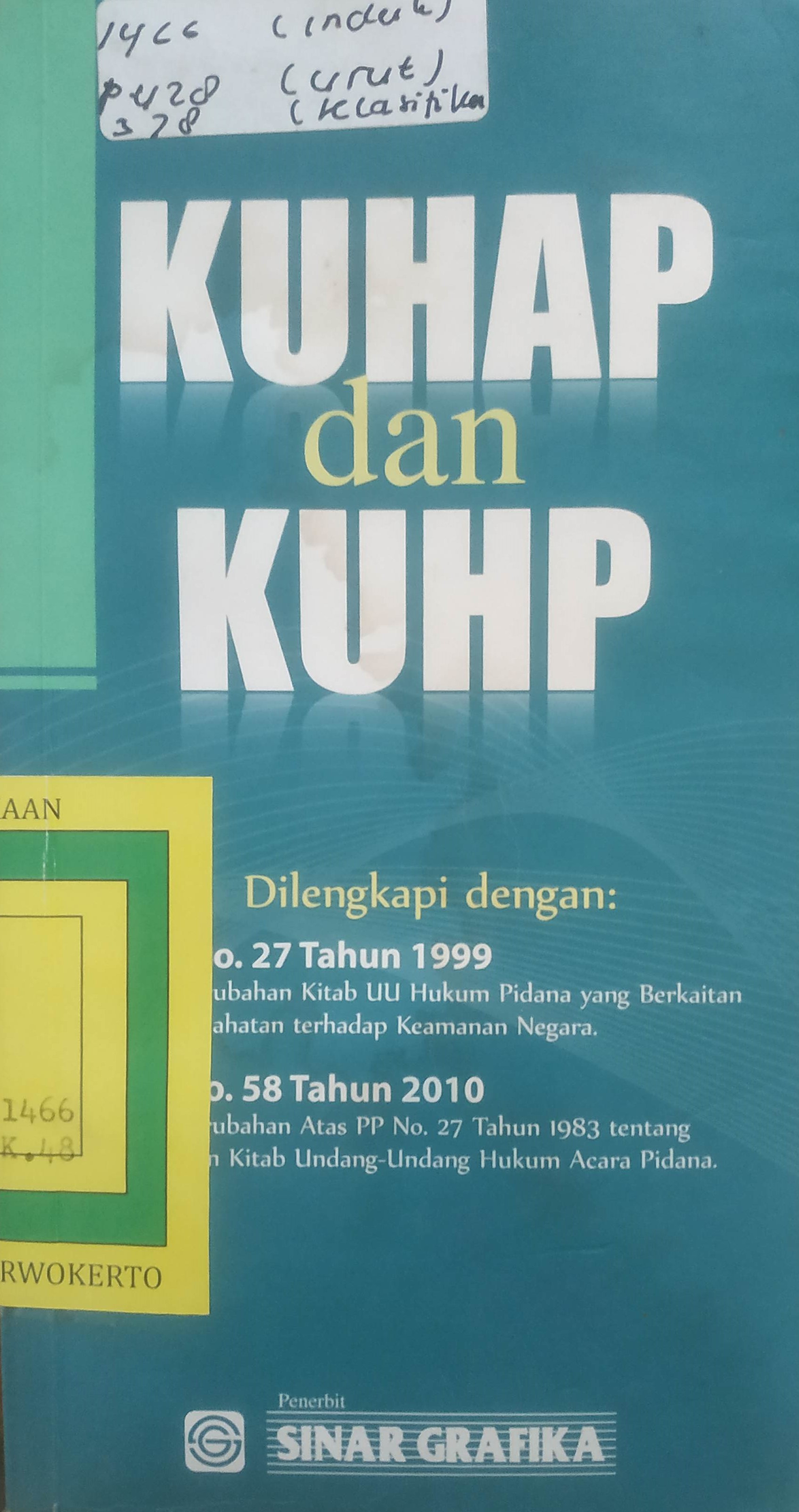 Cover KUHAP dan KUHP