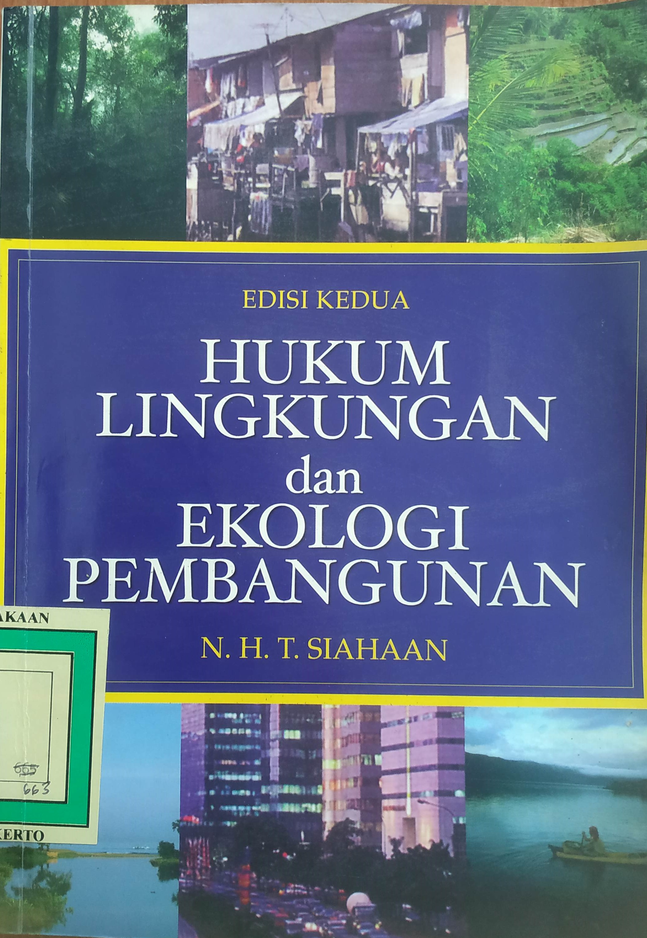 Cover Hukum Lingkungan dan Ekologi Pembangunan