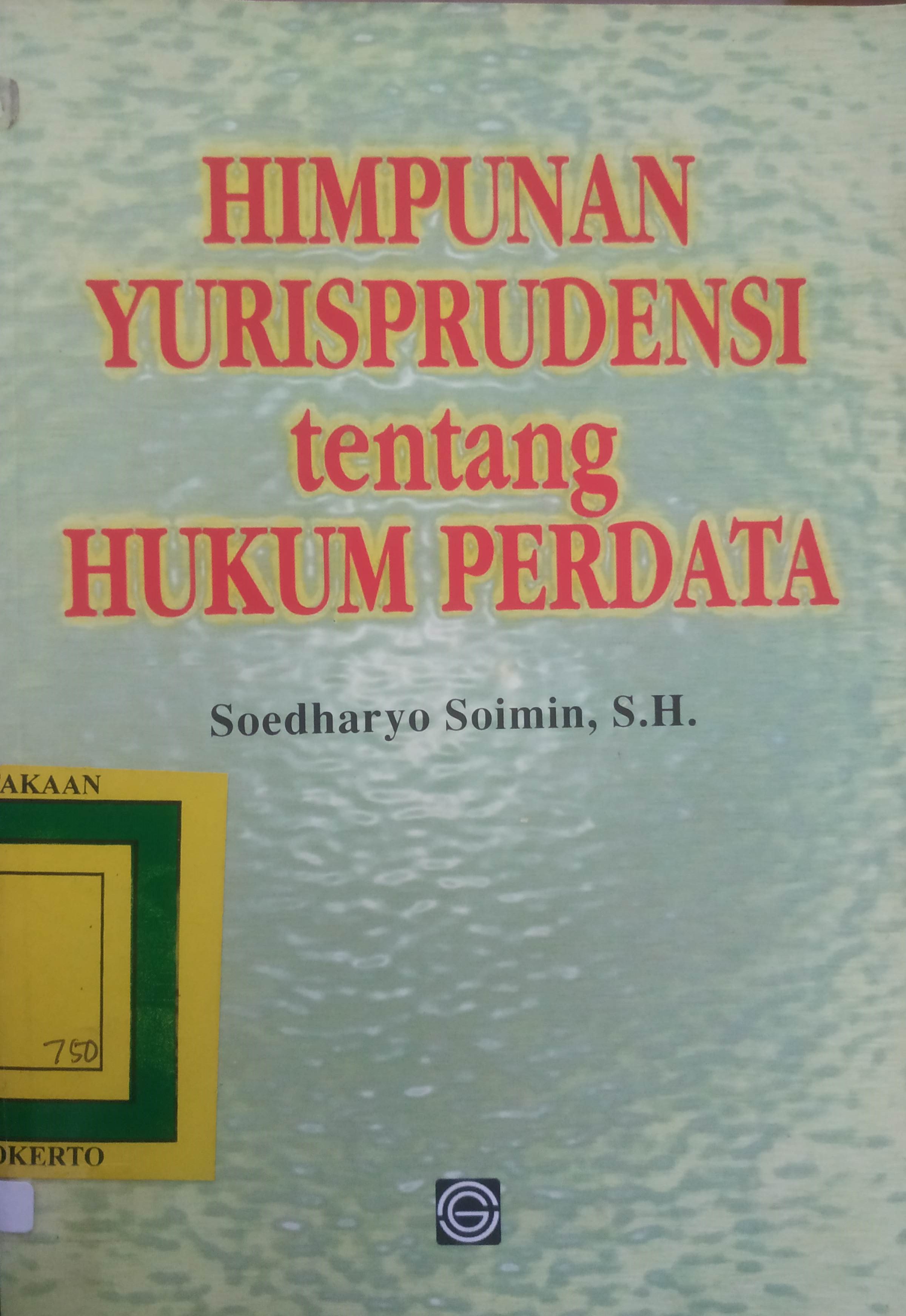 Cover Himpunan Yurisprudensi tentang Hukum Perdata