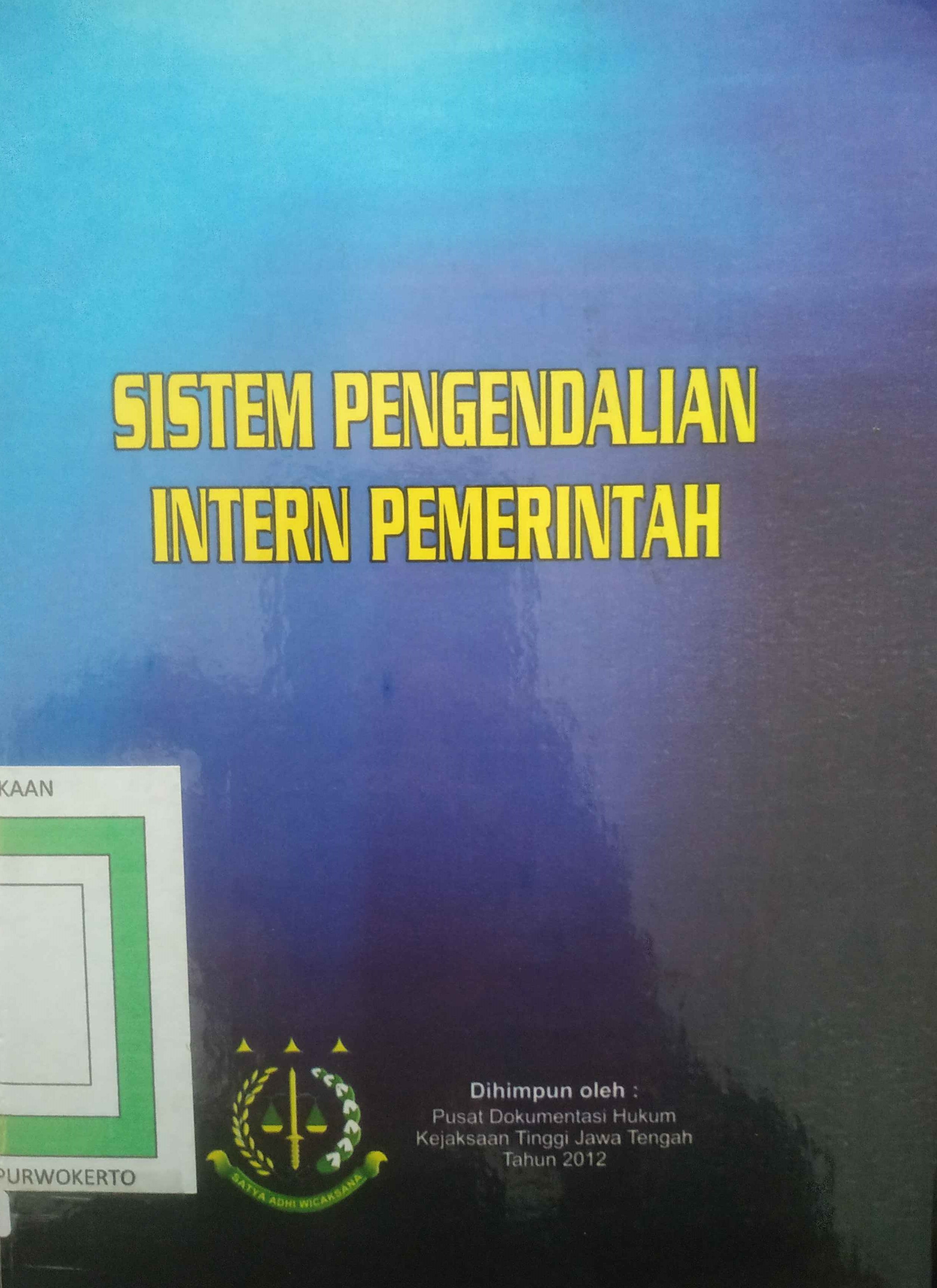 Cover Sistim Pengendalian intern Pemerintah