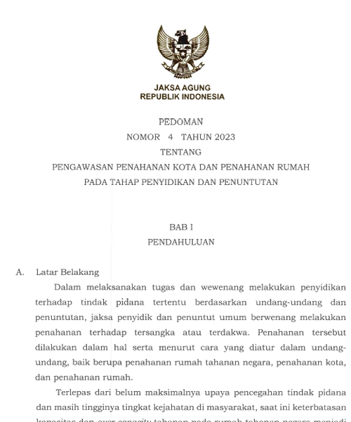 Cover Pengawasan Penahanan Kota dan Penahanan Rumah pada Tahap Penyidikan dan Penuntutan