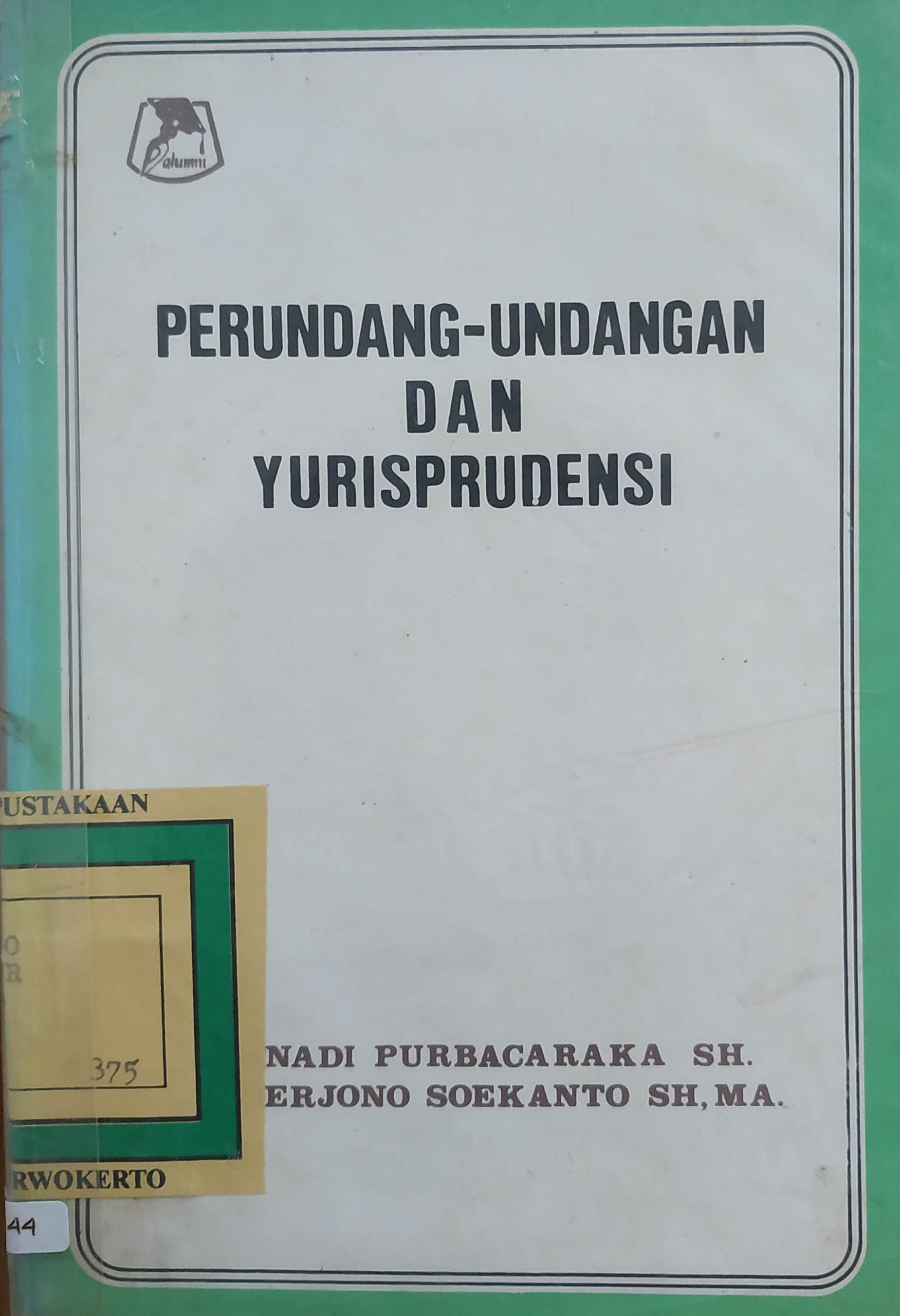Cover Perundang-undangan dan Yurisprudensi Bahan PTHI