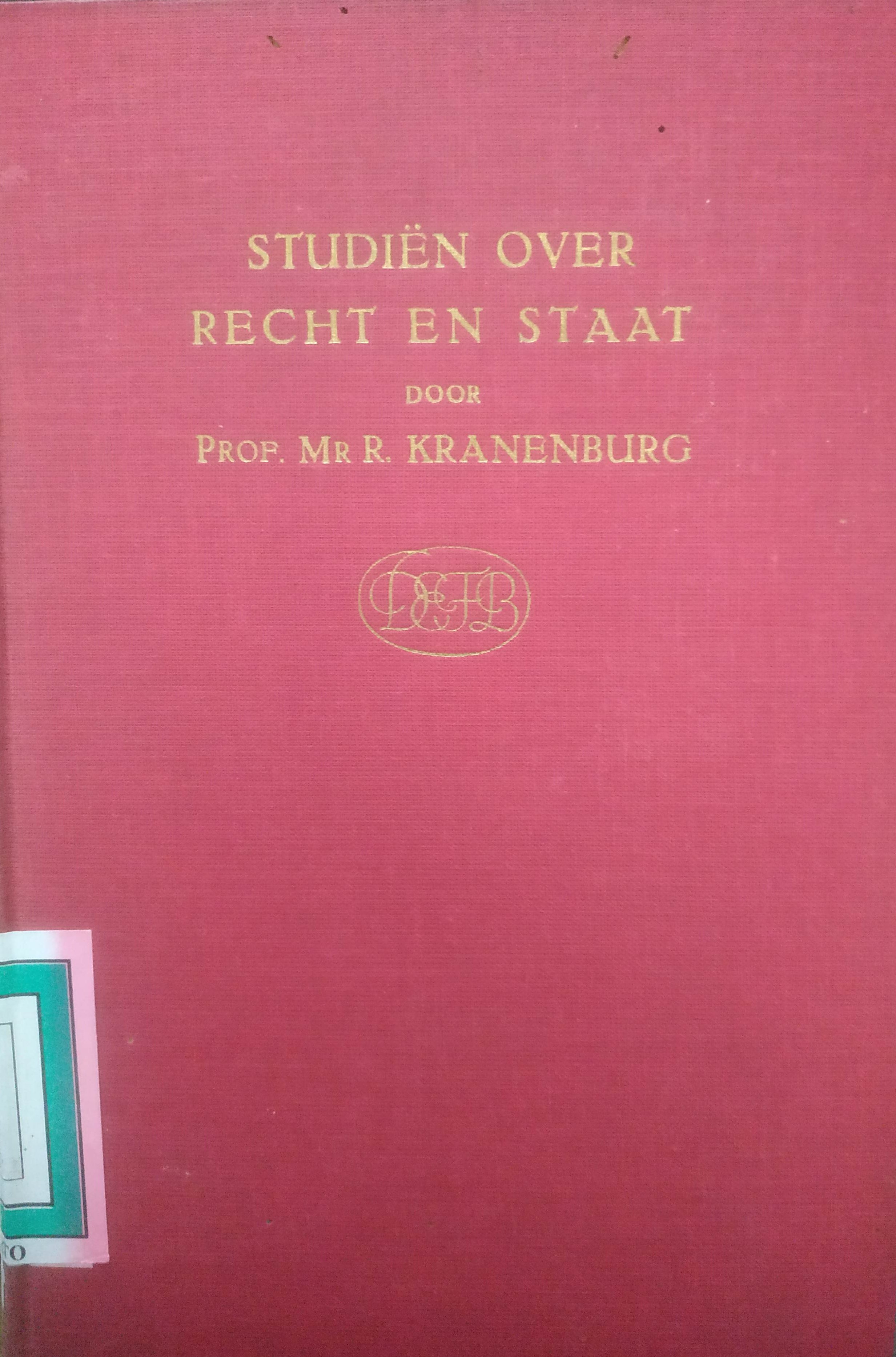 Cover Studien Over Recht En Staat 1953